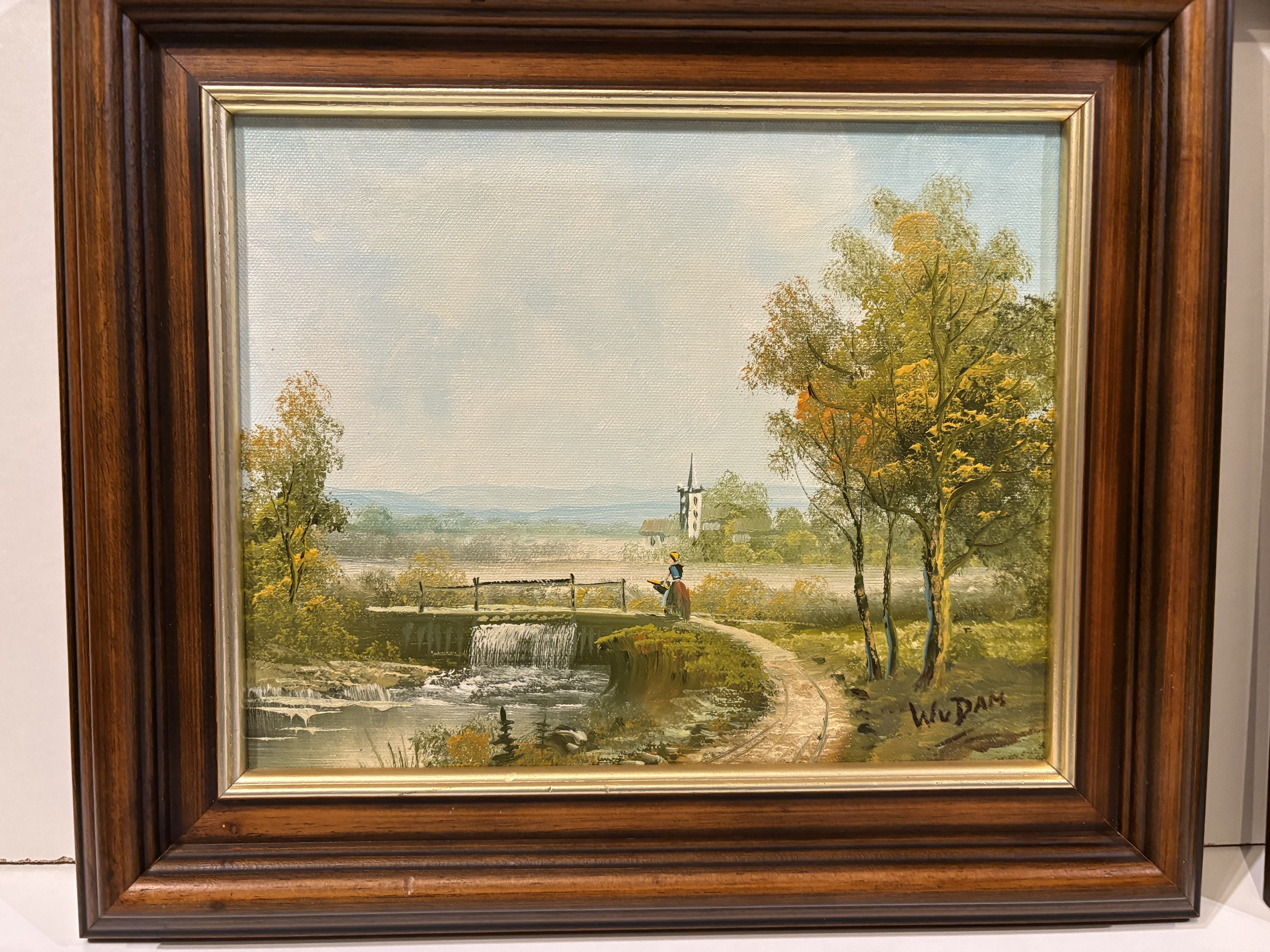 Olieverf schildrijen van W.v.Dam en J.Verda (3 stuks totaal) – foto 7 – kavel bij GSD Auctions, Zoeterwoude