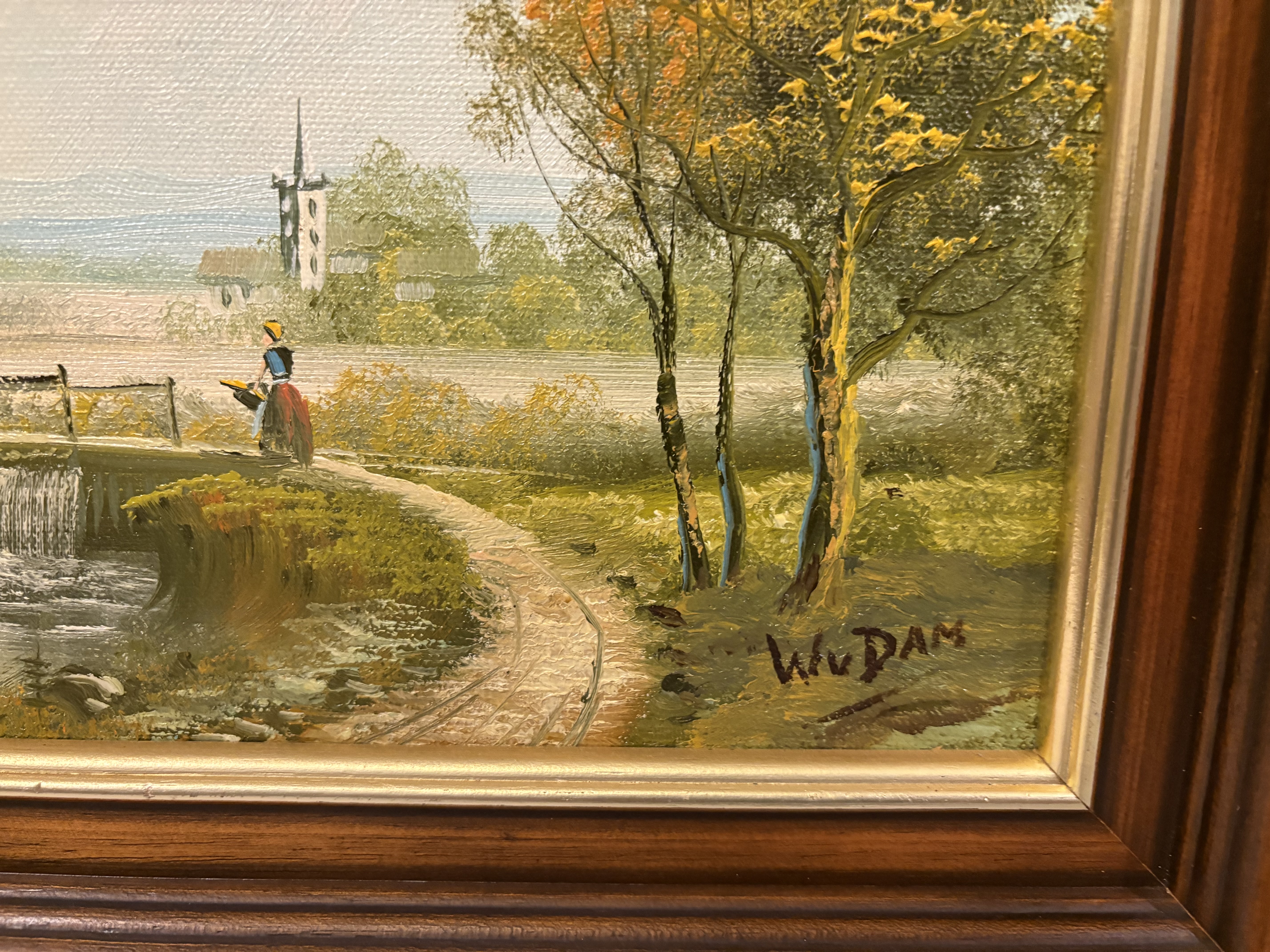 Olieverf schildrijen van W.v.Dam en J.Verda (3 stuks totaal) – foto 10 – kavel bij GSD Auctions, Zoeterwoude