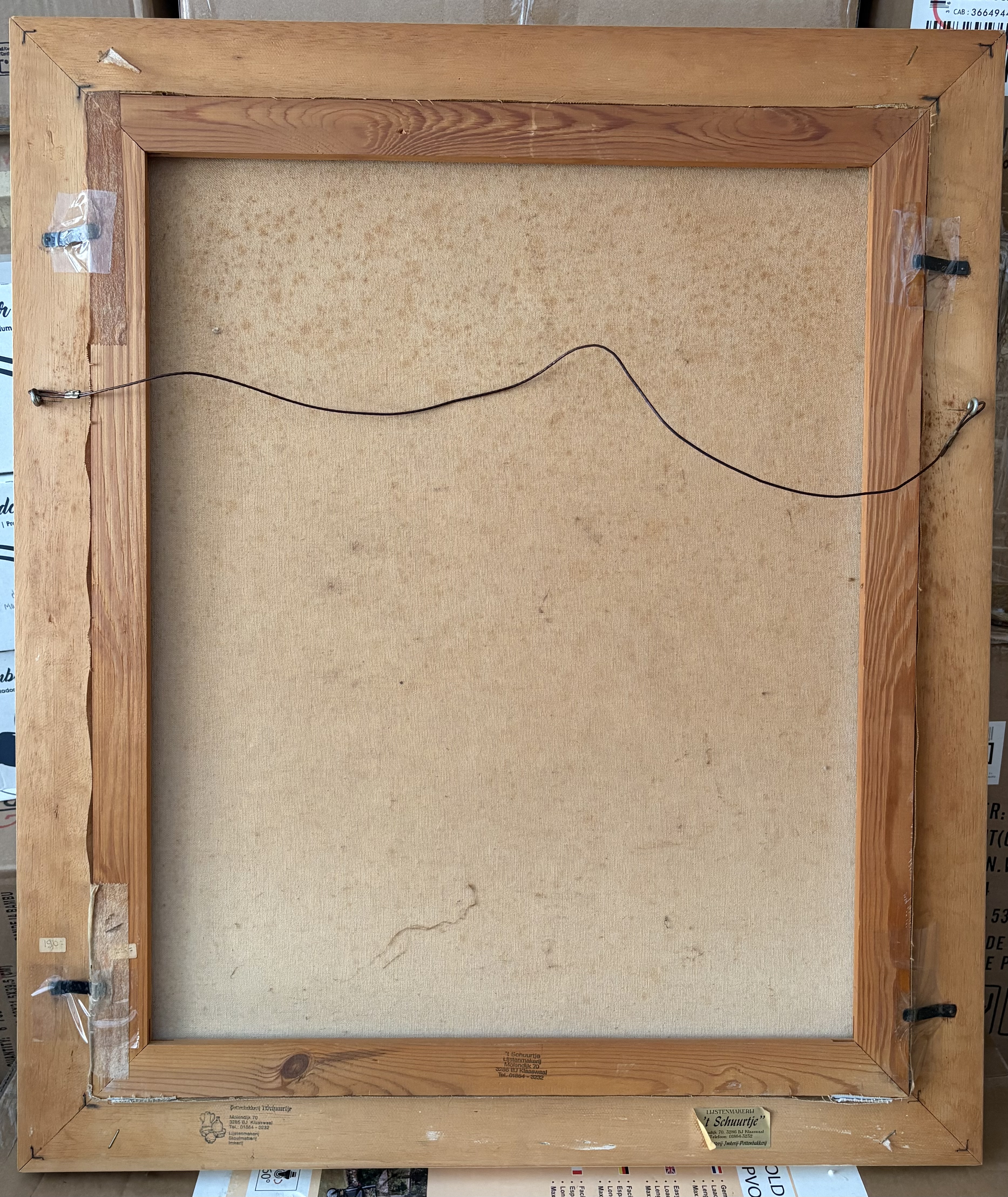 Olieverf schilderij met lijst Stile Leven van Sanders – foto 8 – kavel bij GSD Auctions, Zoeterwoude