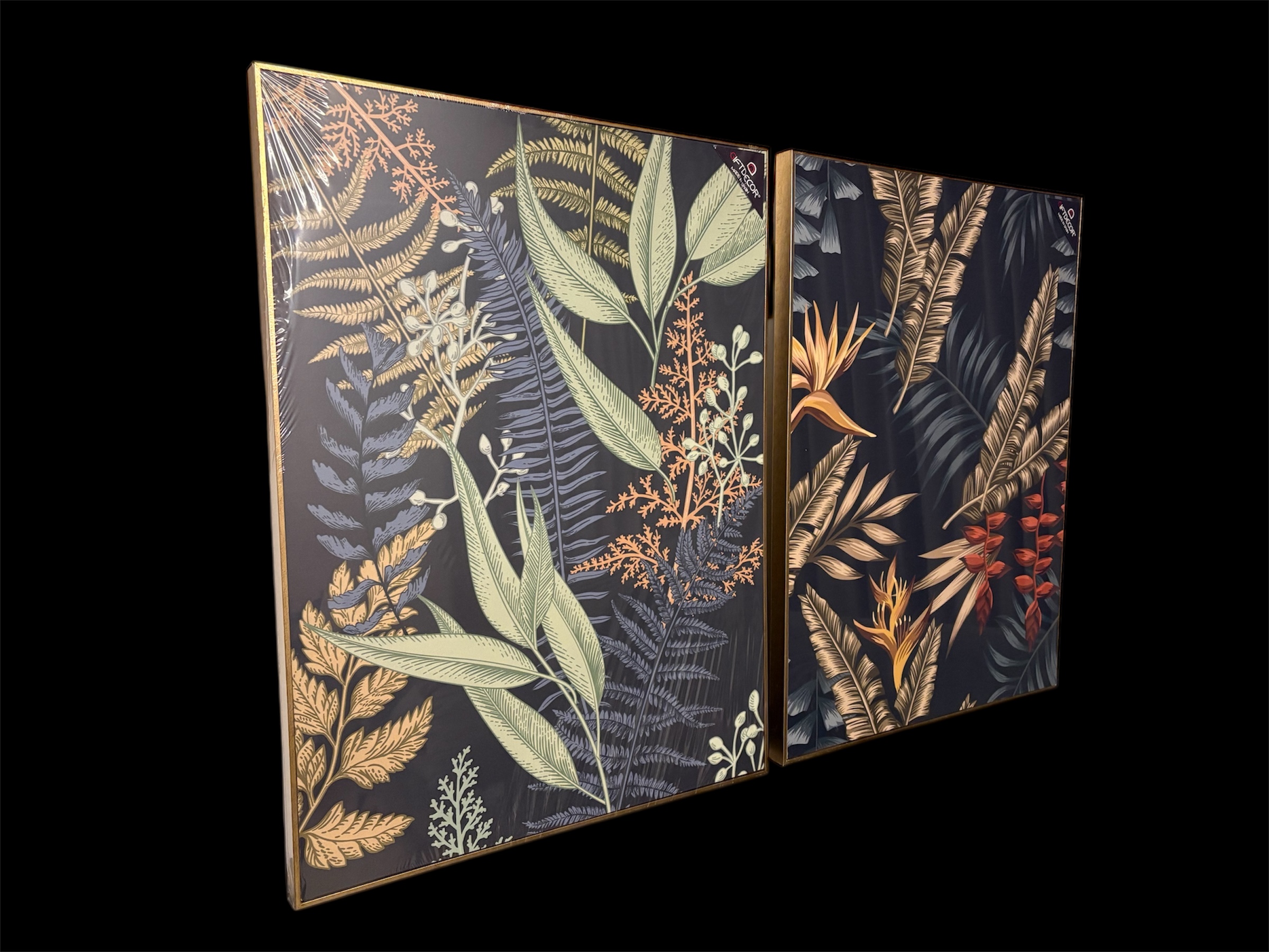 Tropicana schilderij modern in lijst – foto 2 – kavel bij GSD Auctions, Zoeterwoude