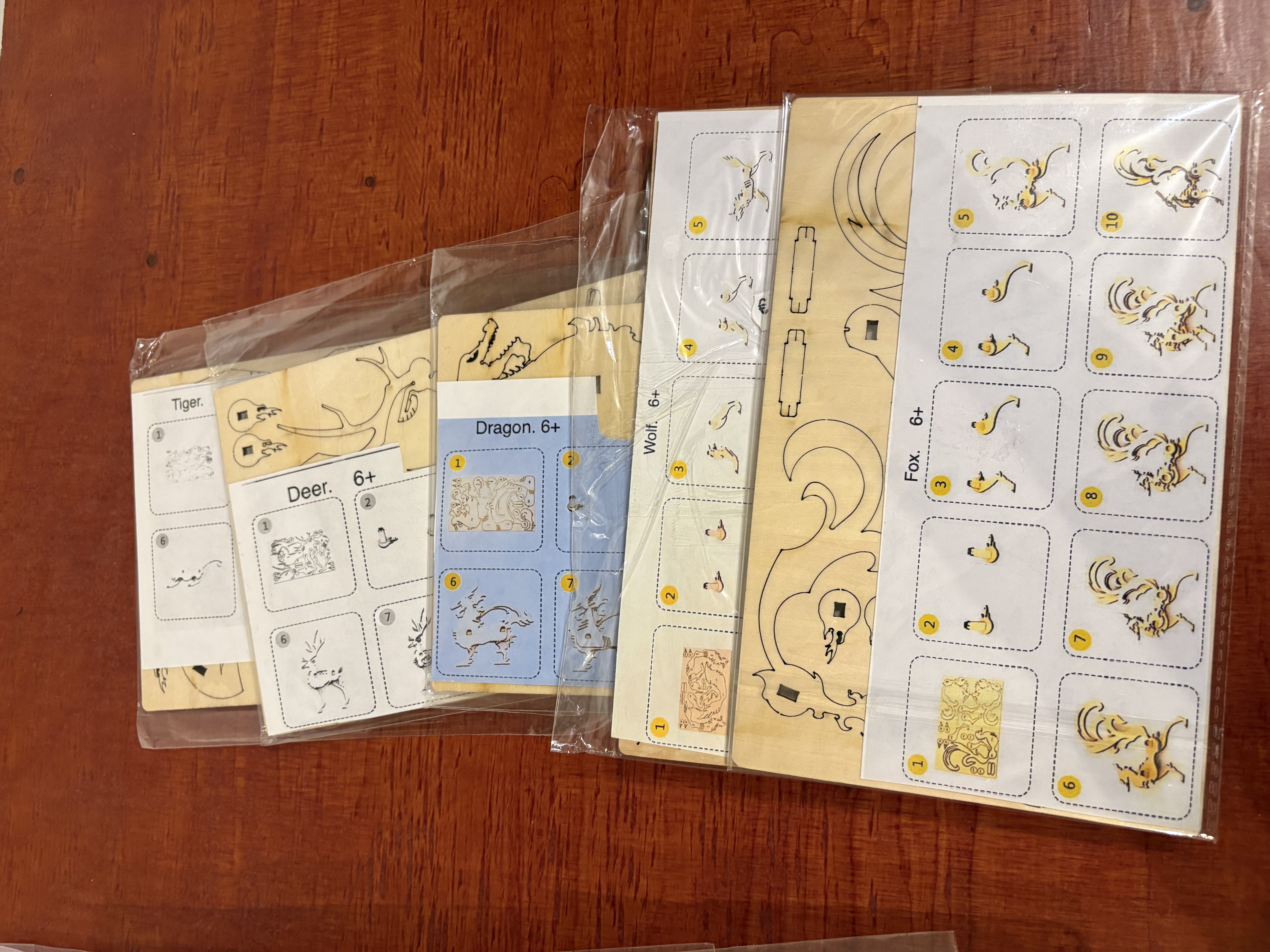 Houten 3D puzzels 9 stuks nieuwe – foto 6 – kavel bij GSD Auctions, Zoeterwoude