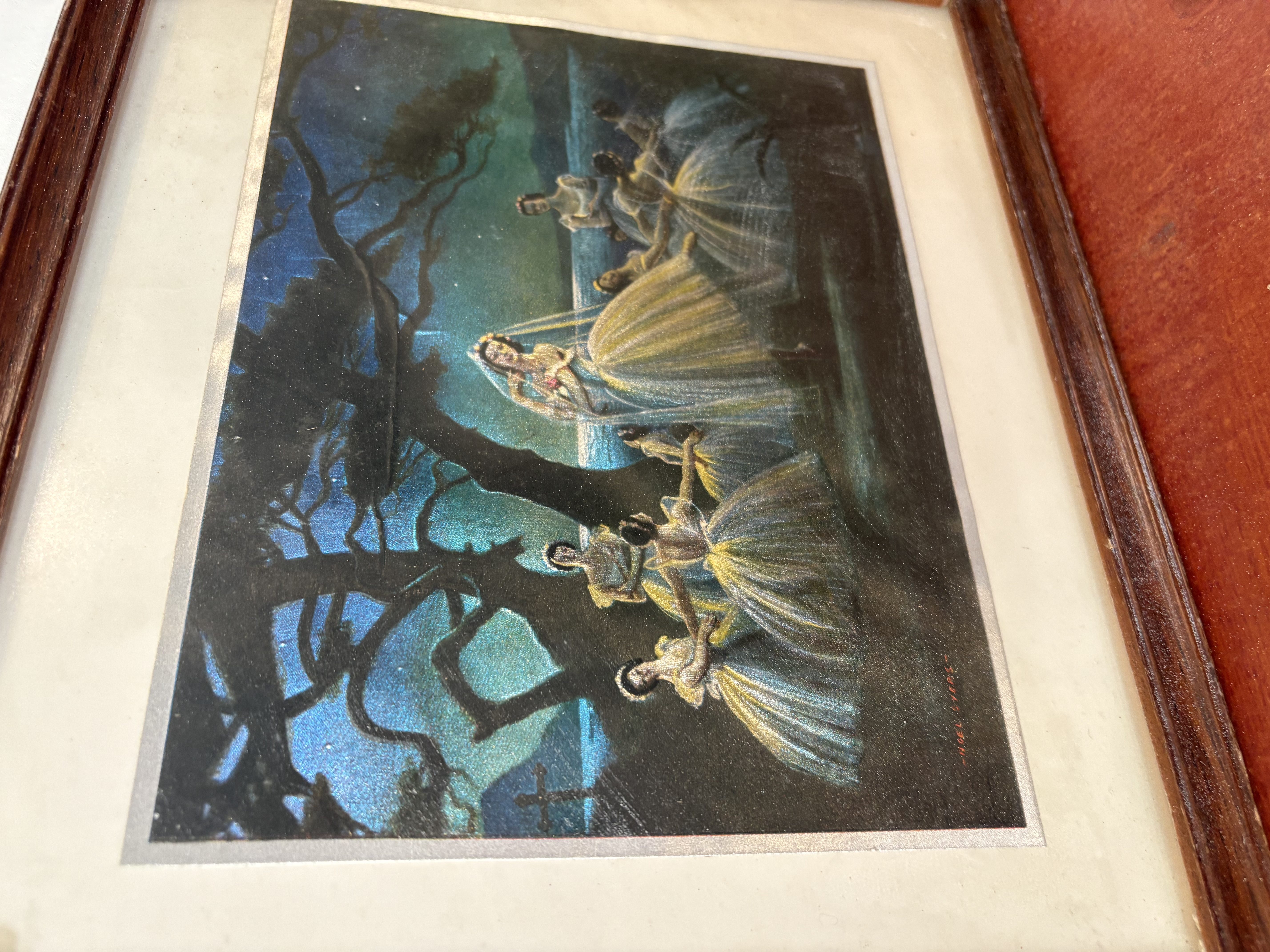Gemengde techniek Schilderij ballerina’s – foto 4 – kavel bij GSD Auctions, Zoeterwoude