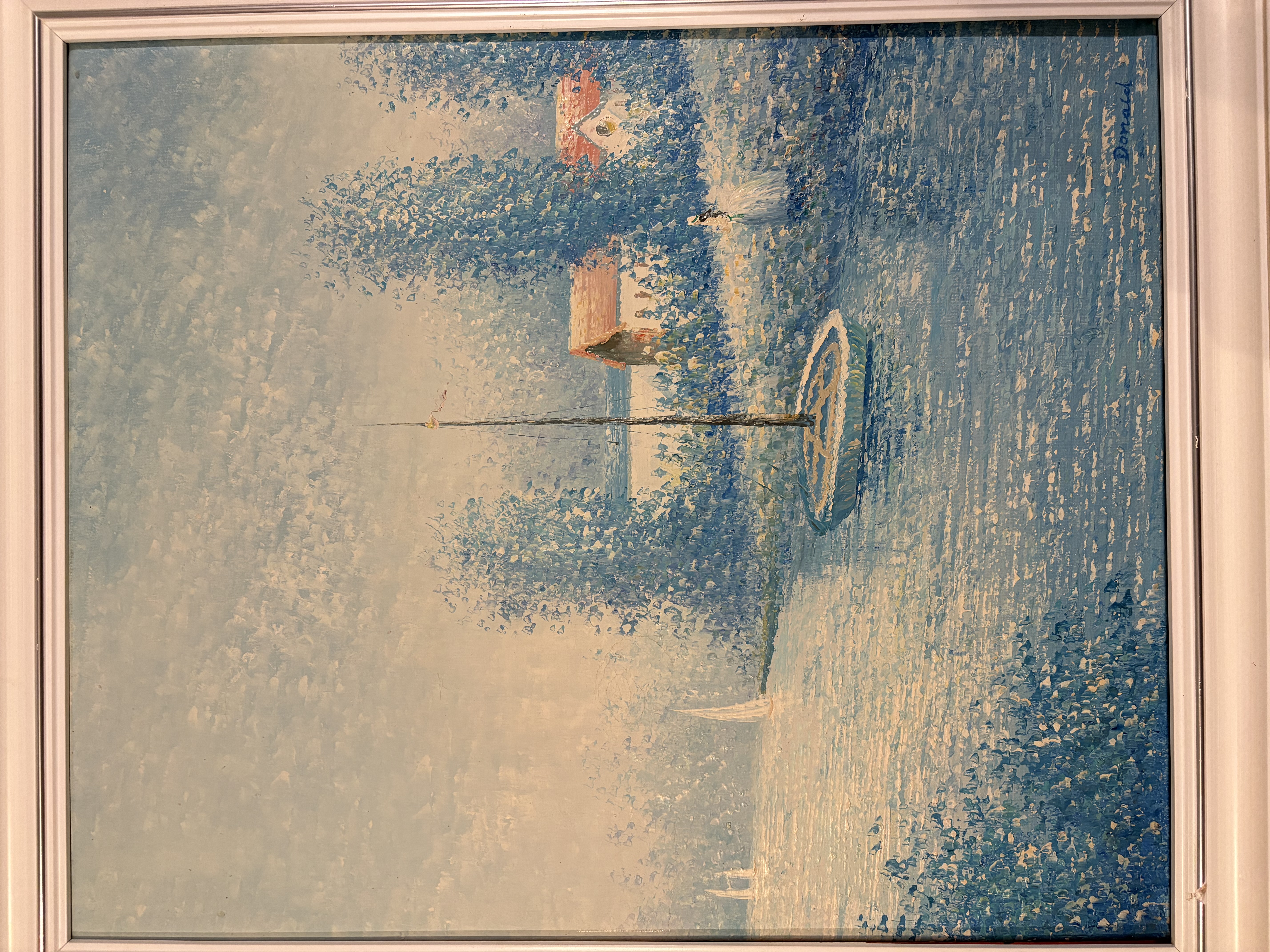 Olieverf Schilderij gesignaleerd – foto 3 – kavel bij GSD Auctions, Zoeterwoude