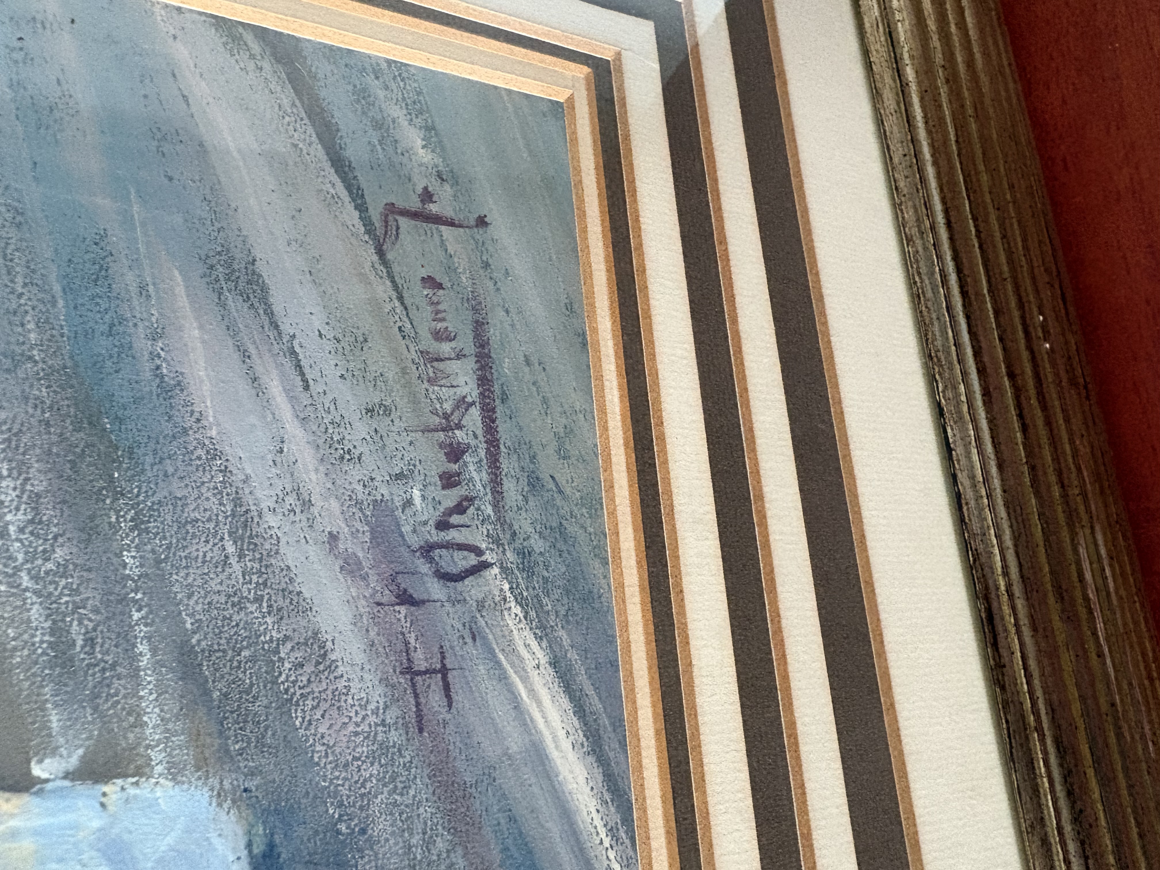 Grote schilderij gesignaleerd – foto 6 – kavel bij GSD Auctions, Zoeterwoude