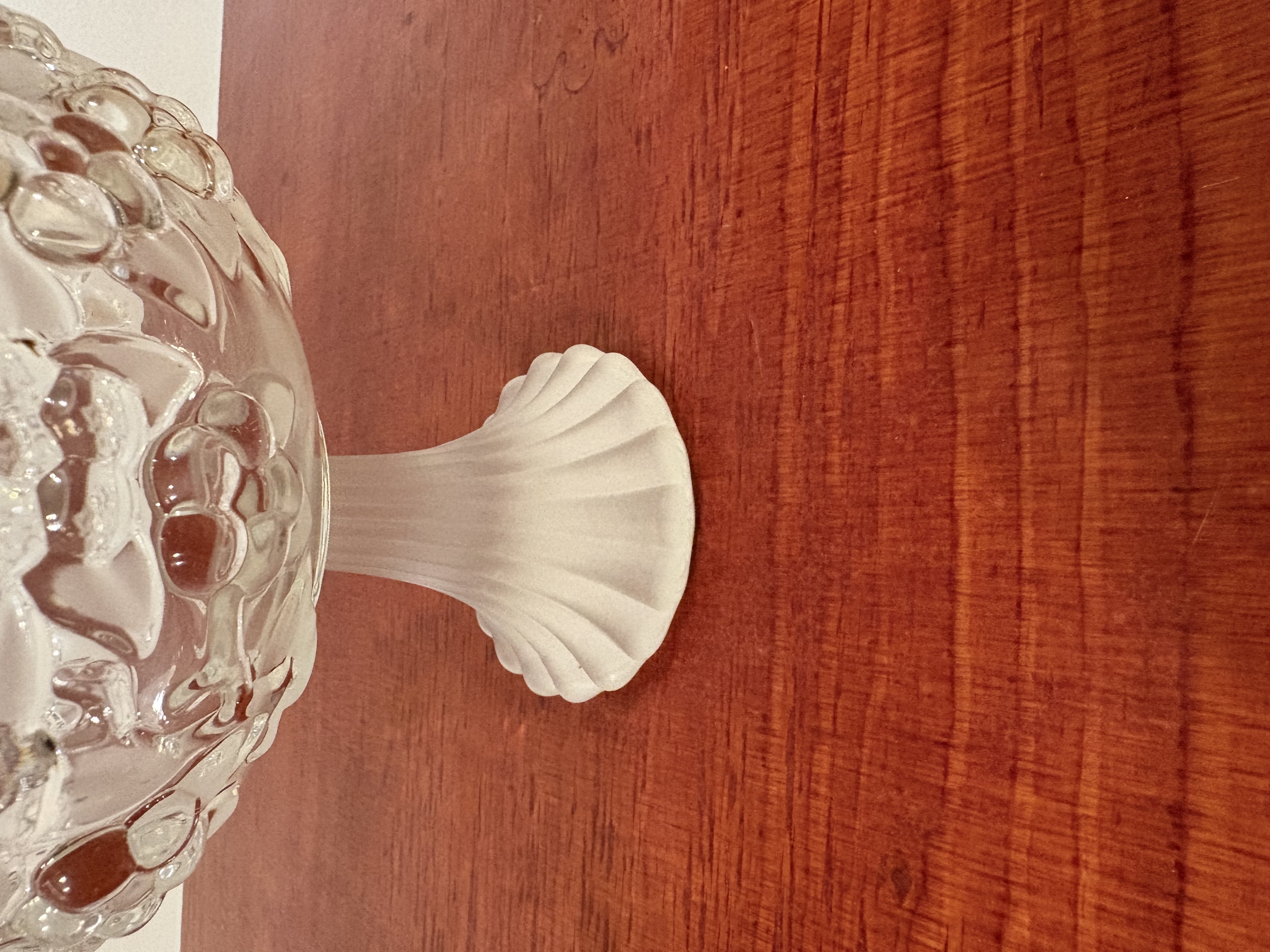 Walther Glas "Carmen Satin" kristallen schaal op voet – foto 3 – kavel bij GSD Auctions, Zoeterwoude