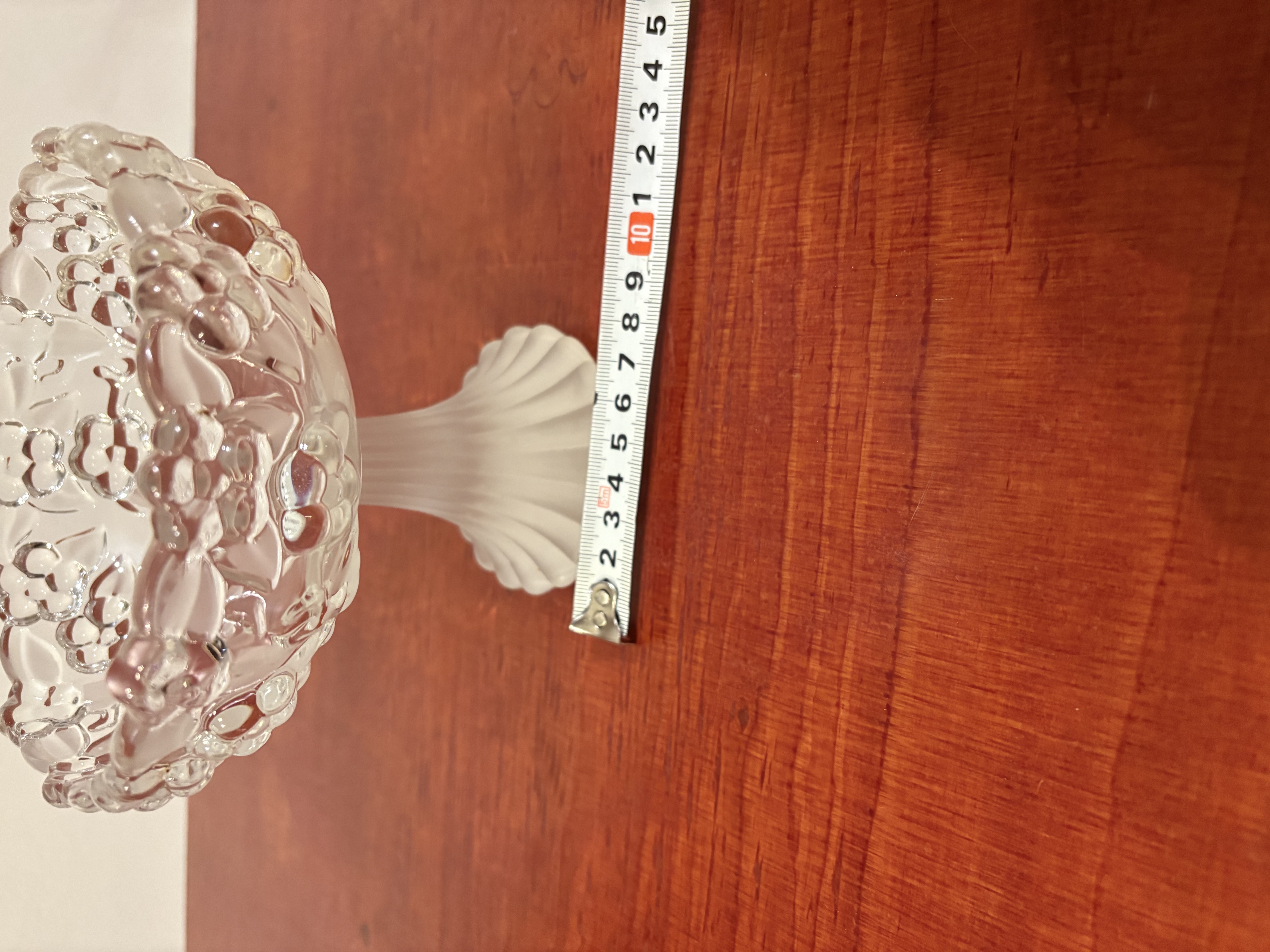Walther Glas "Carmen Satin" kristallen schaal op voet – foto 6 – kavel bij GSD Auctions, Zoeterwoude