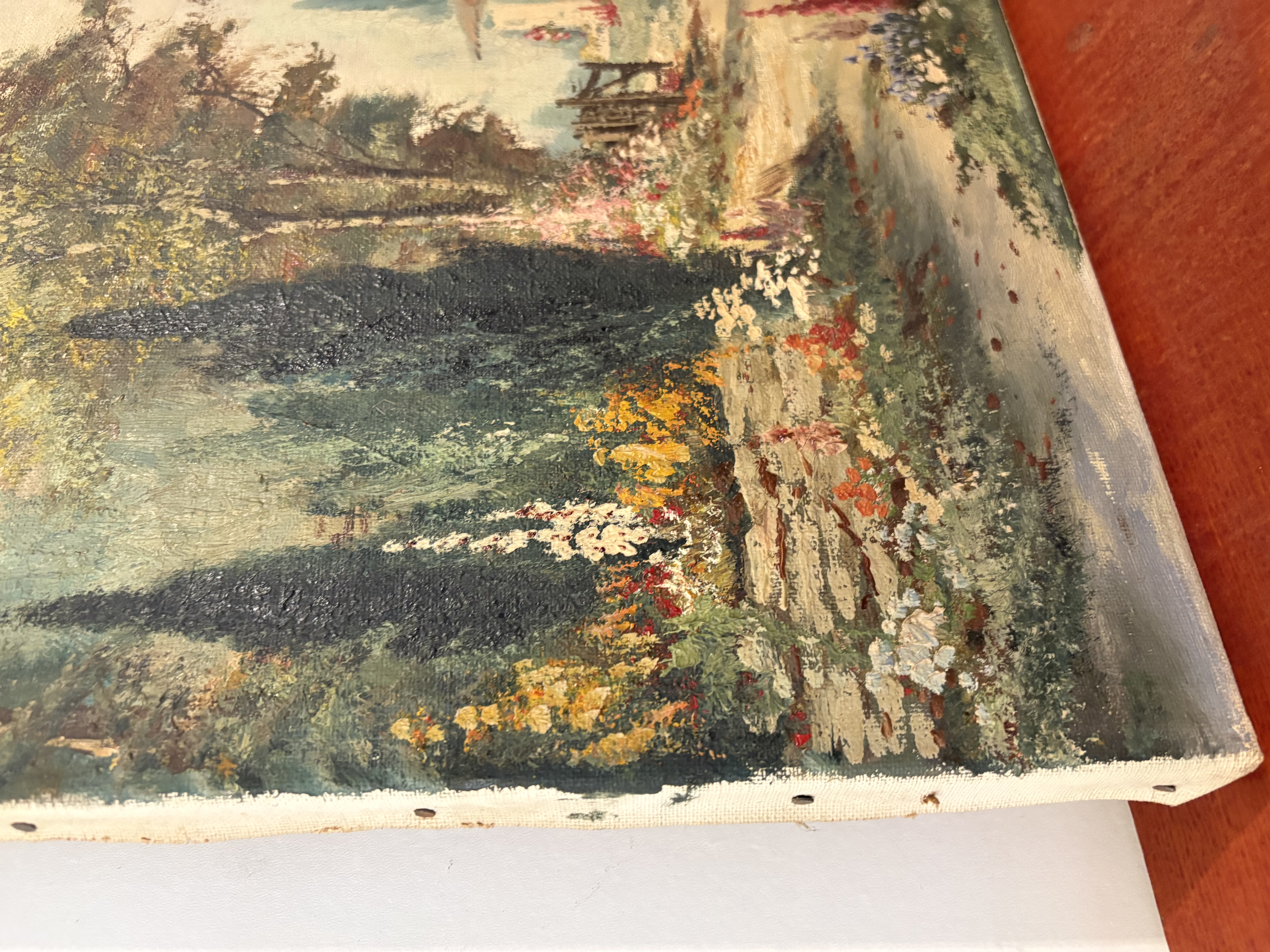Een klassiek gesigneerd Landschapsschilderij olieverf – foto 7 – kavel bij GSD Auctions, Zoeterwoude
