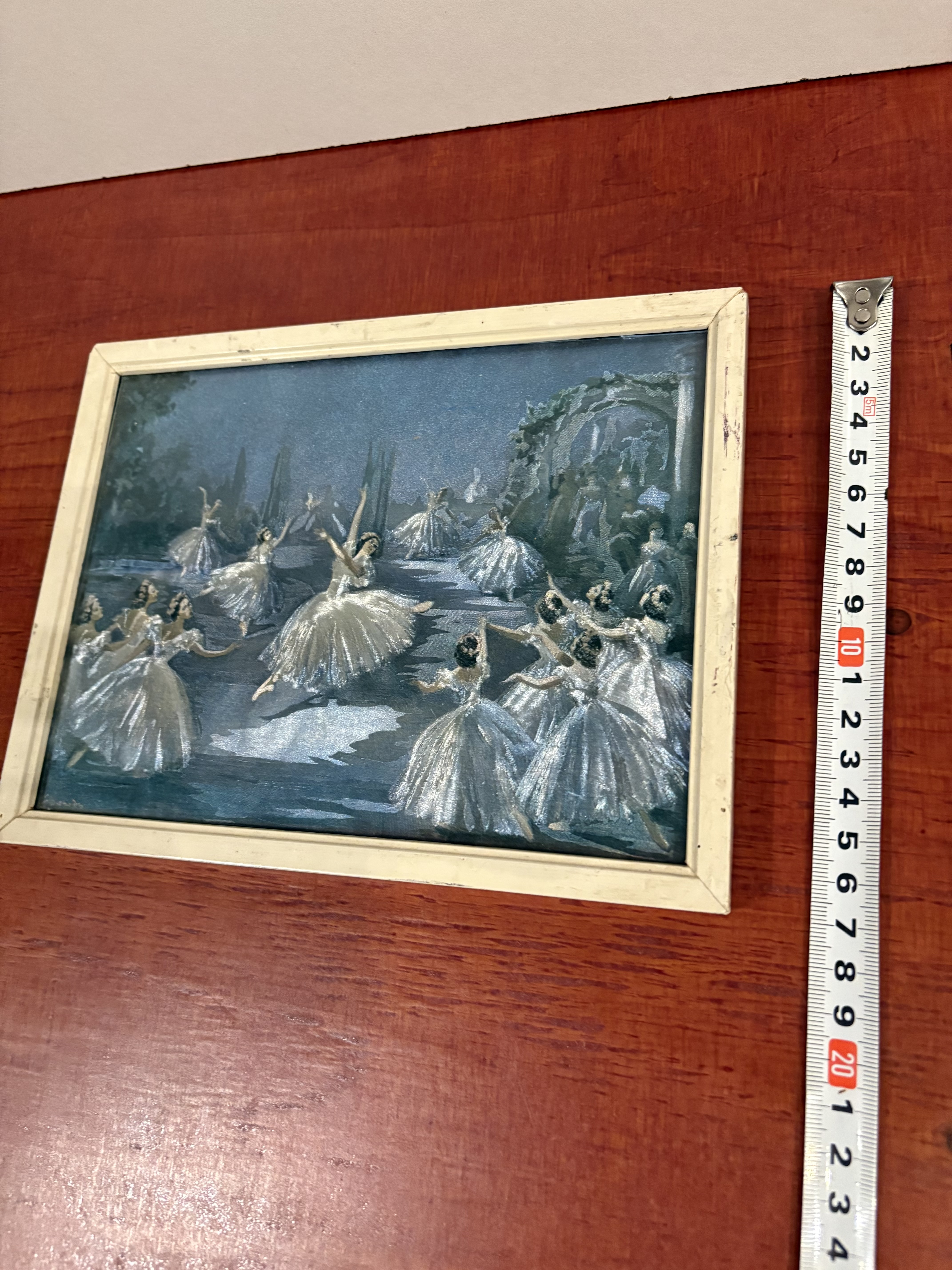Schilderij met gemengde techniek: Ballerina's (N1) – foto 4 – kavel bij GSD Auctions, Zoeterwoude