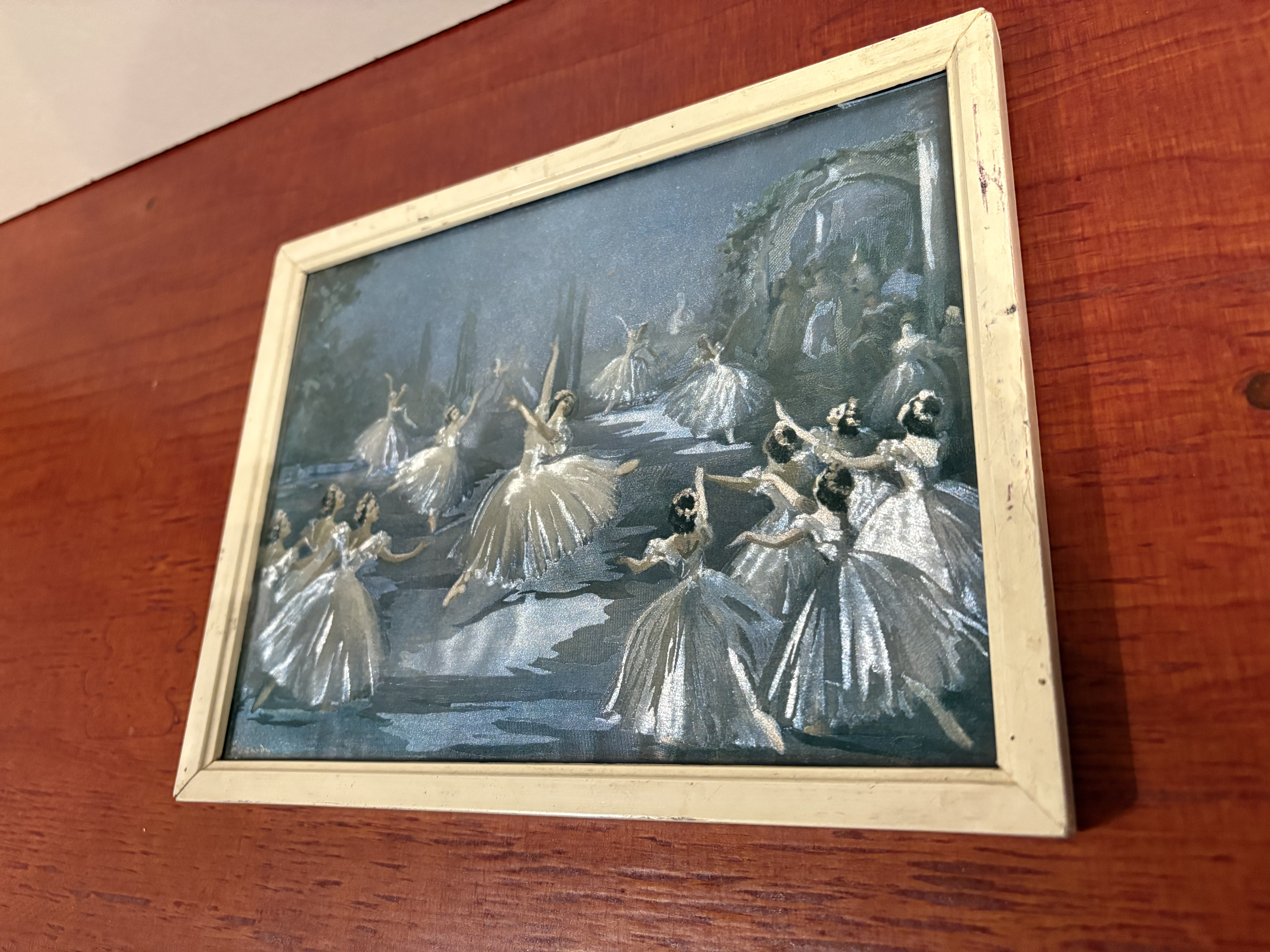 Schilderij met gemengde techniek: Ballerina's (N1) – foto 5 – kavel bij GSD Auctions, Zoeterwoude