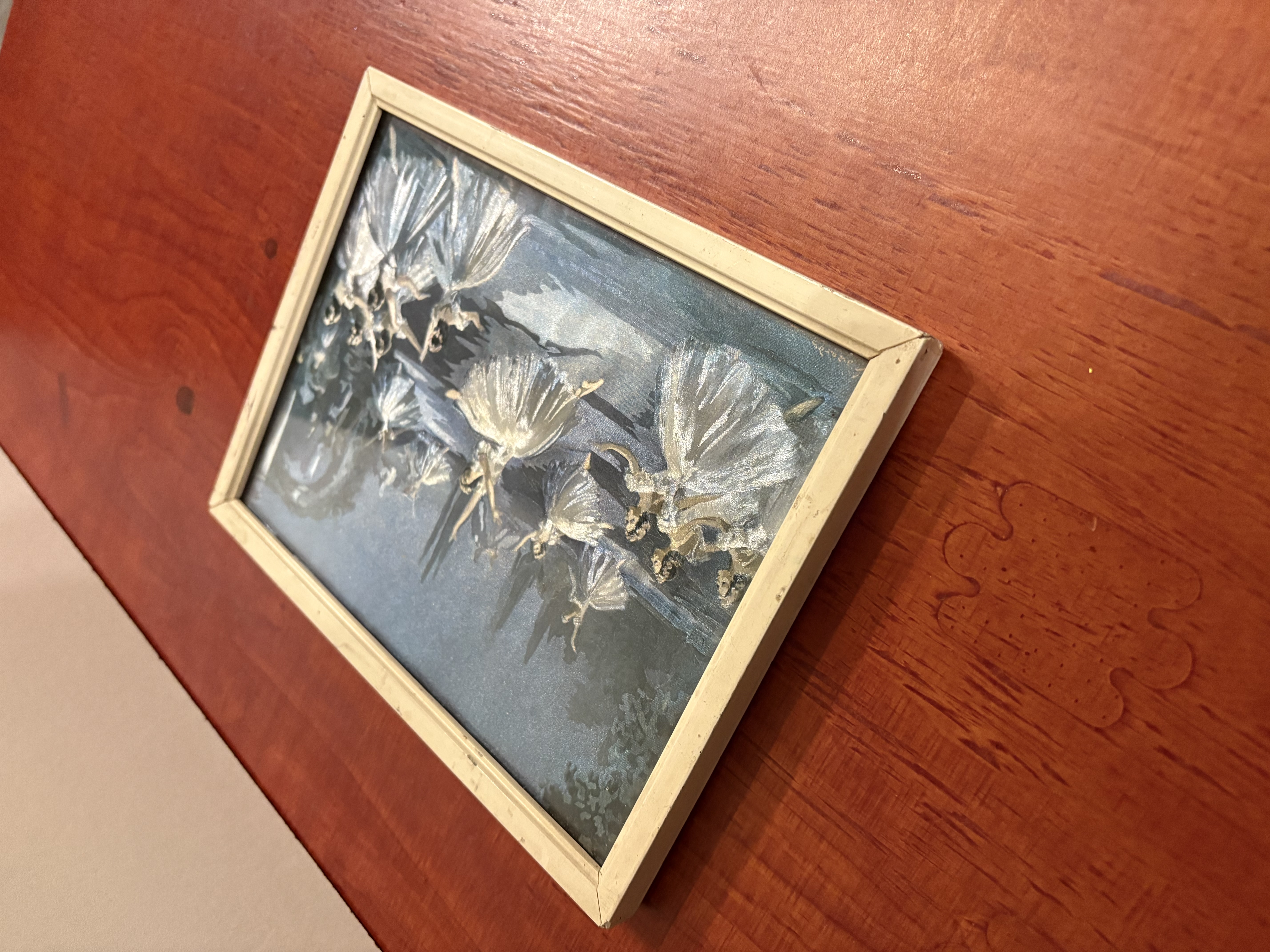 Schilderij met gemengde techniek: Ballerina's (N1) – foto 2 – kavel bij GSD Auctions, Zoeterwoude