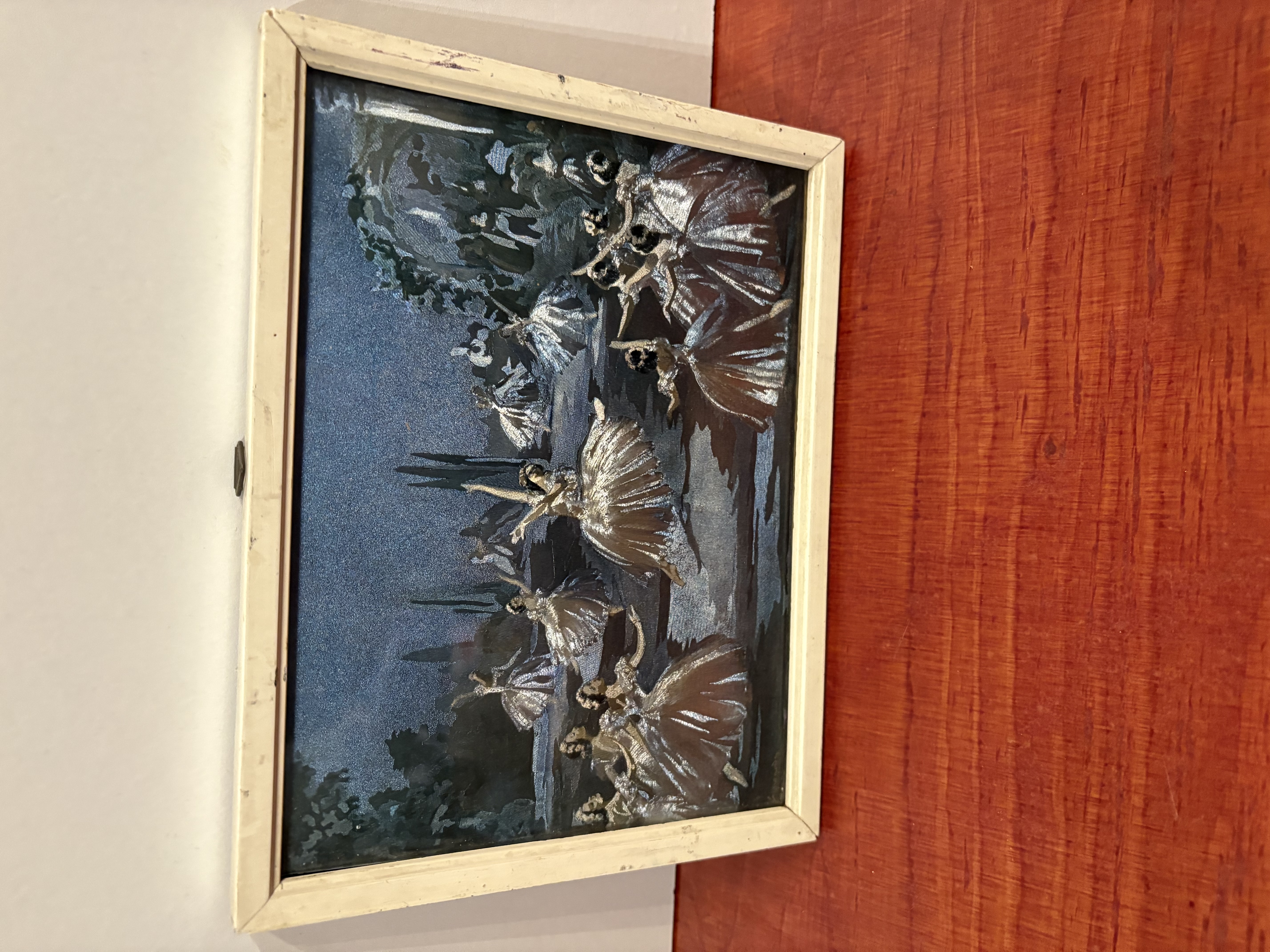 Schilderij met gemengde techniek: Ballerina's (N1) – foto 8 – kavel bij GSD Auctions, Zoeterwoude