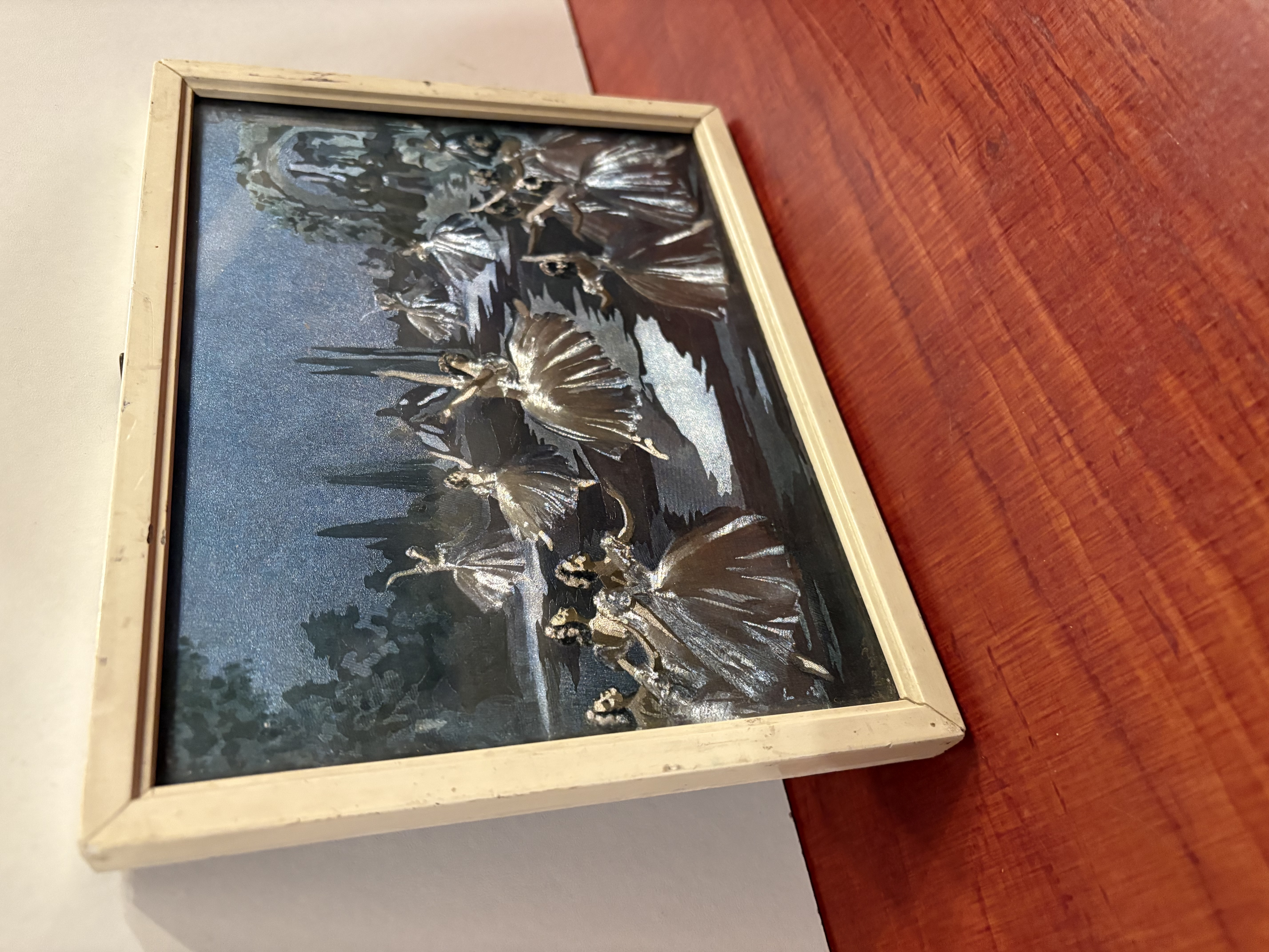 Schilderij met gemengde techniek: Ballerina's (N1) – foto 10 – kavel bij GSD Auctions, Zoeterwoude