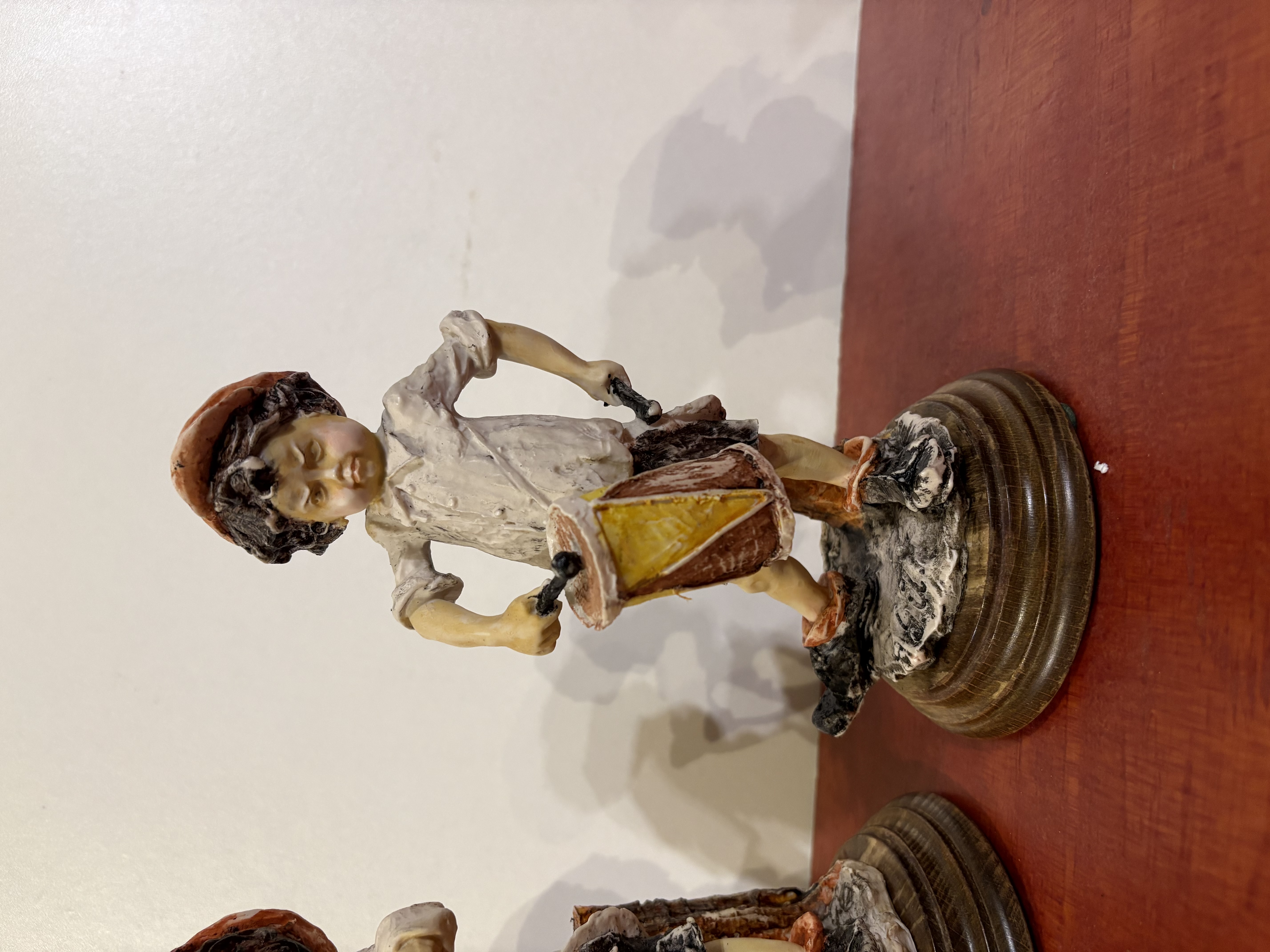 3 porseleinen veldjes op hout G.A – foto 4 – kavel bij GSD Auctions, Zoeterwoude