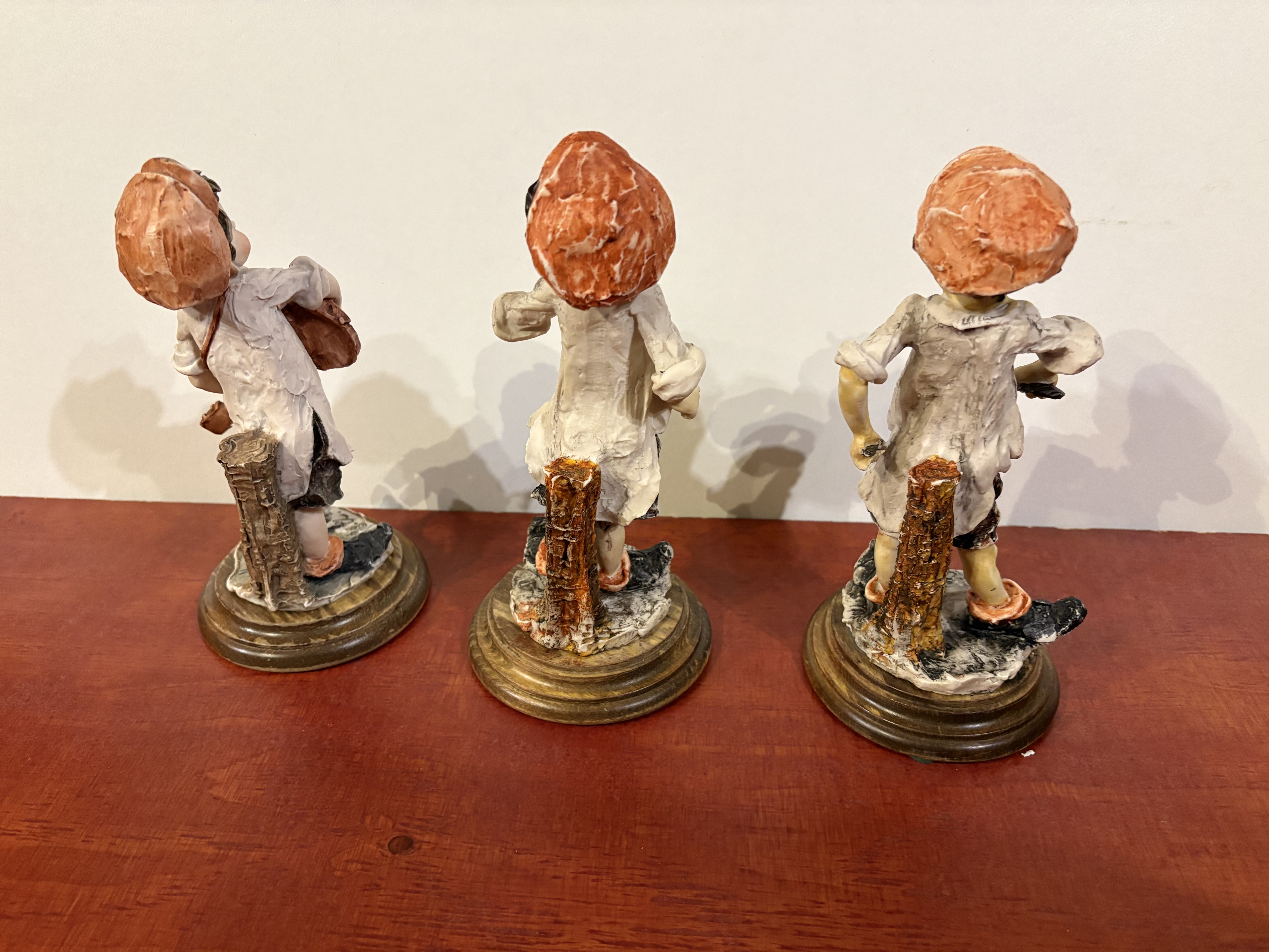 3 porseleinen veldjes op hout G.A – foto 10 – kavel bij GSD Auctions, Zoeterwoude