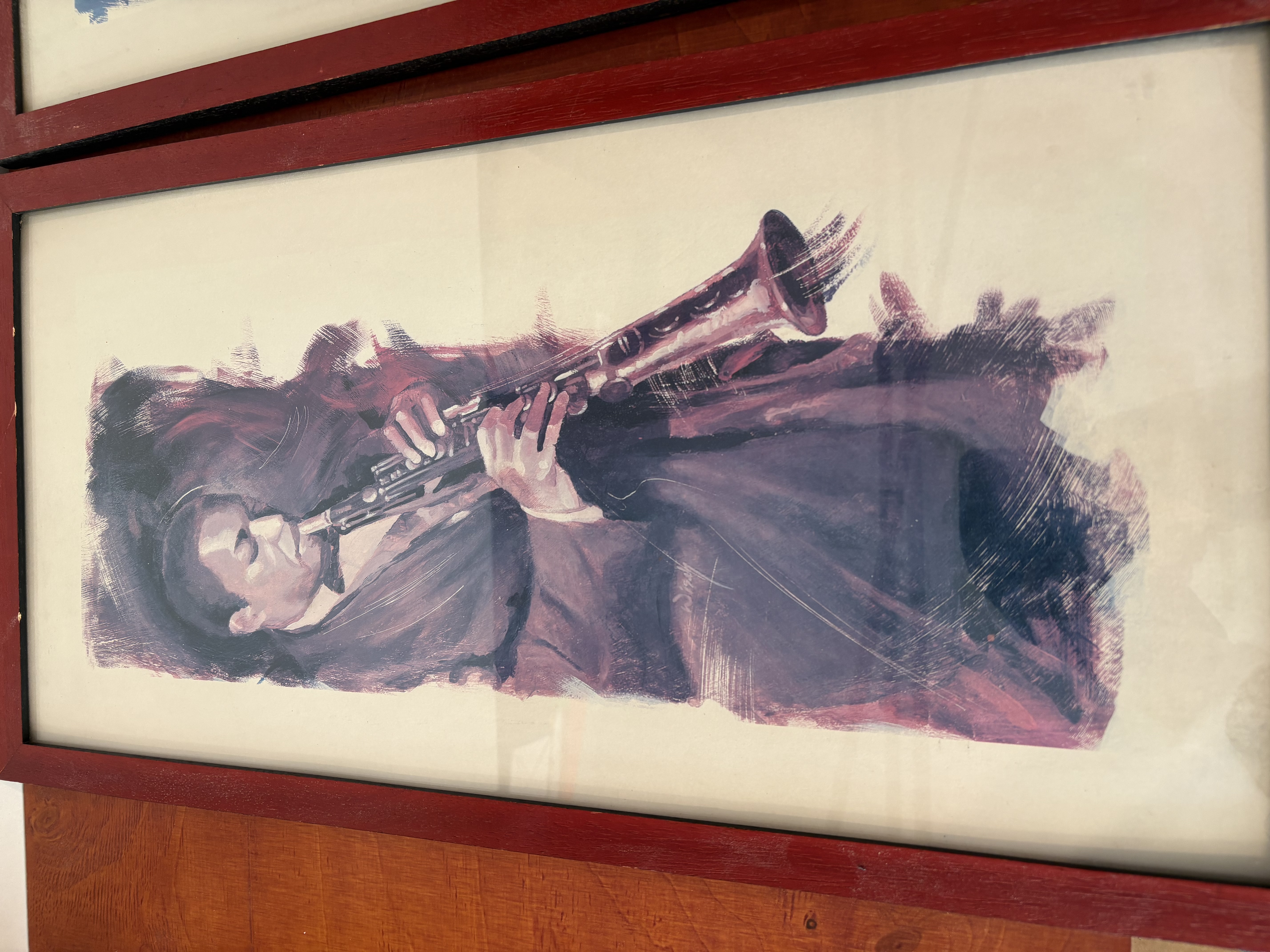 Schilderij van 2 jazz muziekanten – foto 4 – kavel bij GSD Auctions, Zoeterwoude