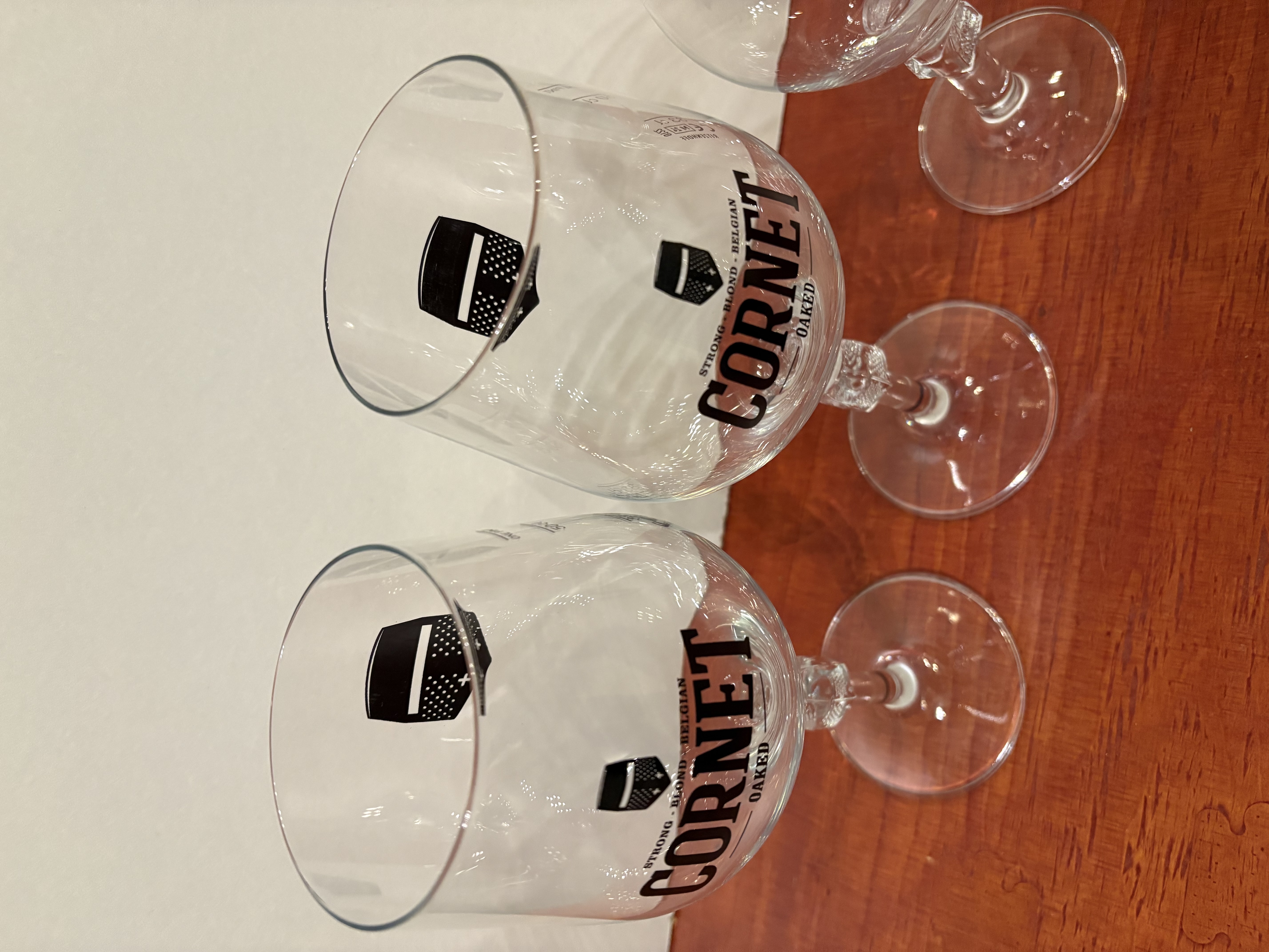 Bier glazen "2x CORNET" en een LEFFE – foto 7 – kavel bij GSD Auctions, Zoeterwoude