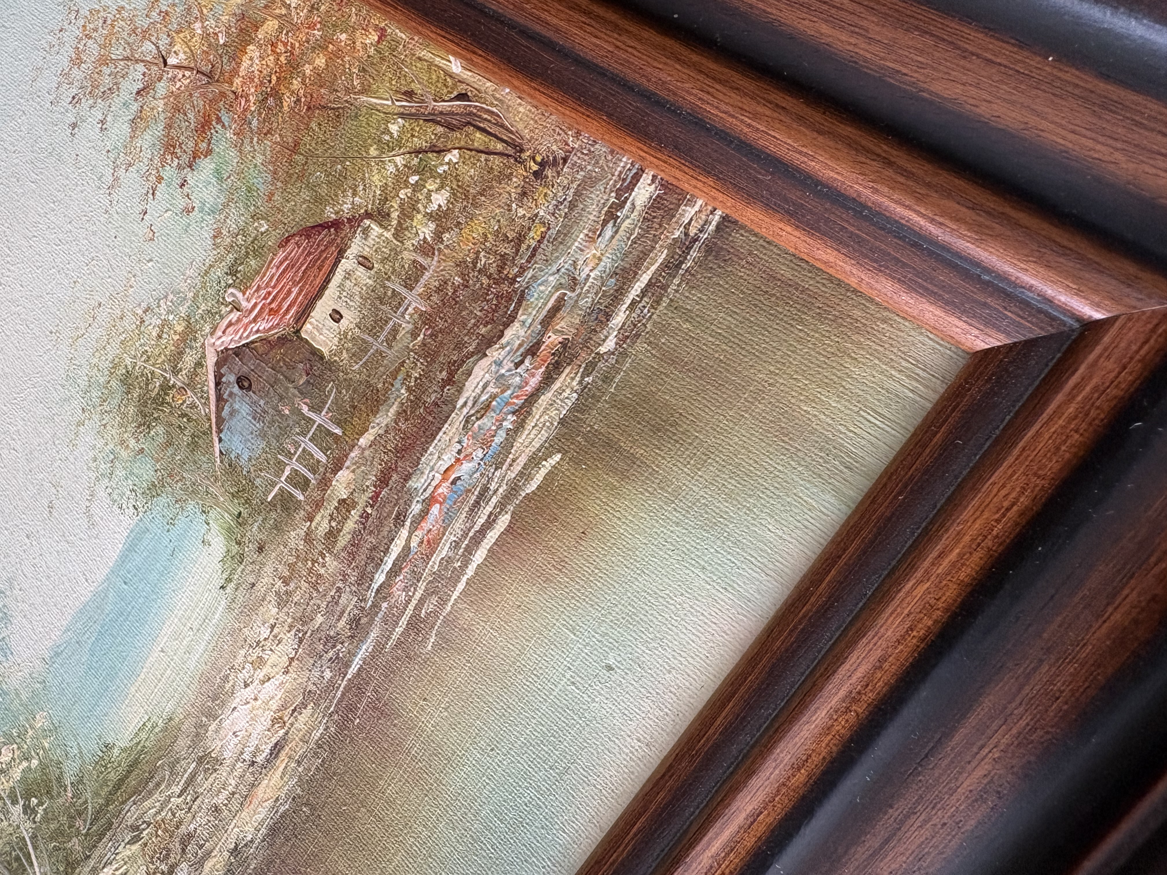 Olieverf schilderij Rivierlandschap van J.Carter – foto 6 – kavel bij GSD Auctions, Zoeterwoude