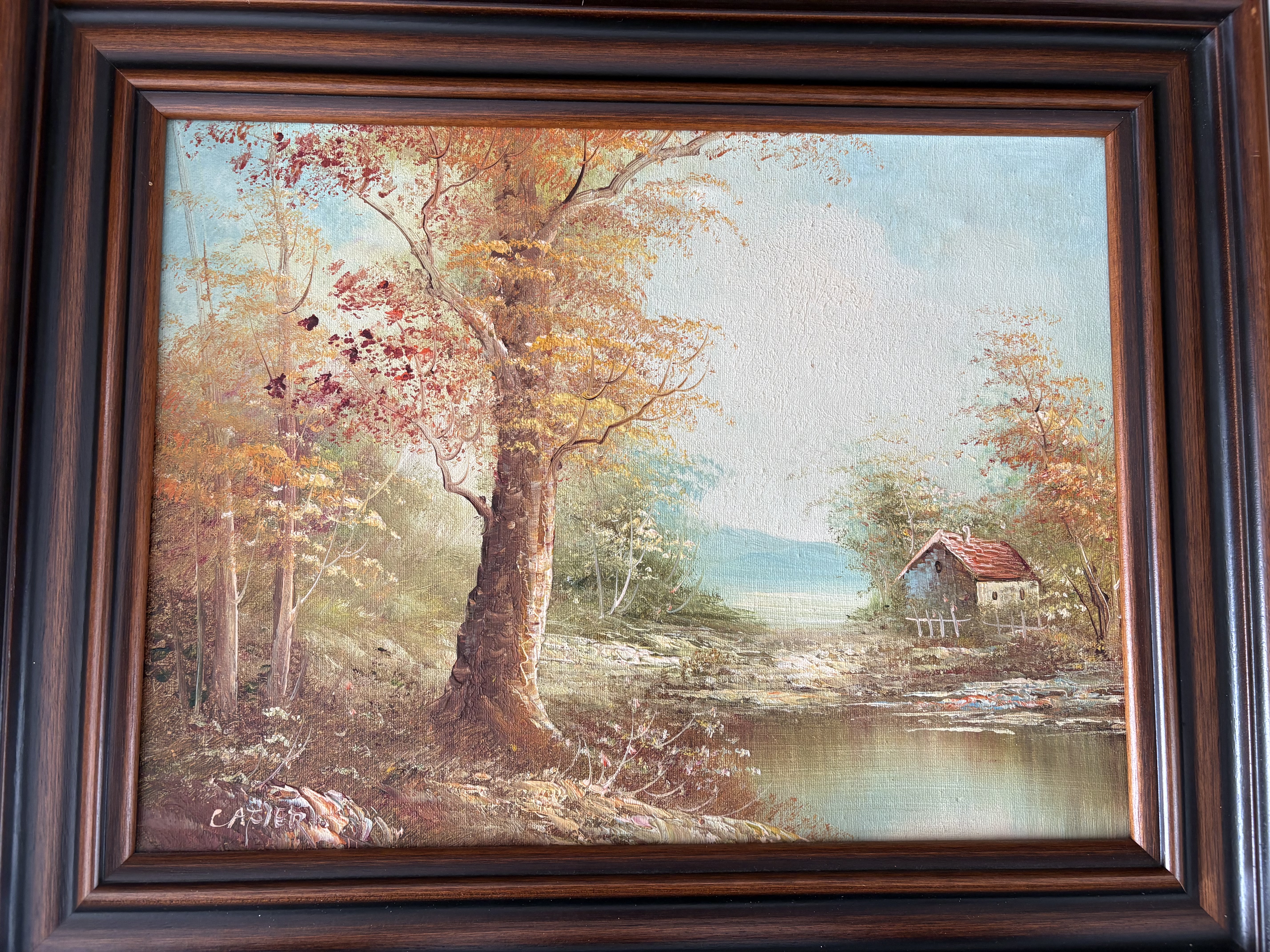 Olieverf schilderij Rivierlandschap van J.Carter – foto 10 – kavel bij GSD Auctions, Zoeterwoude