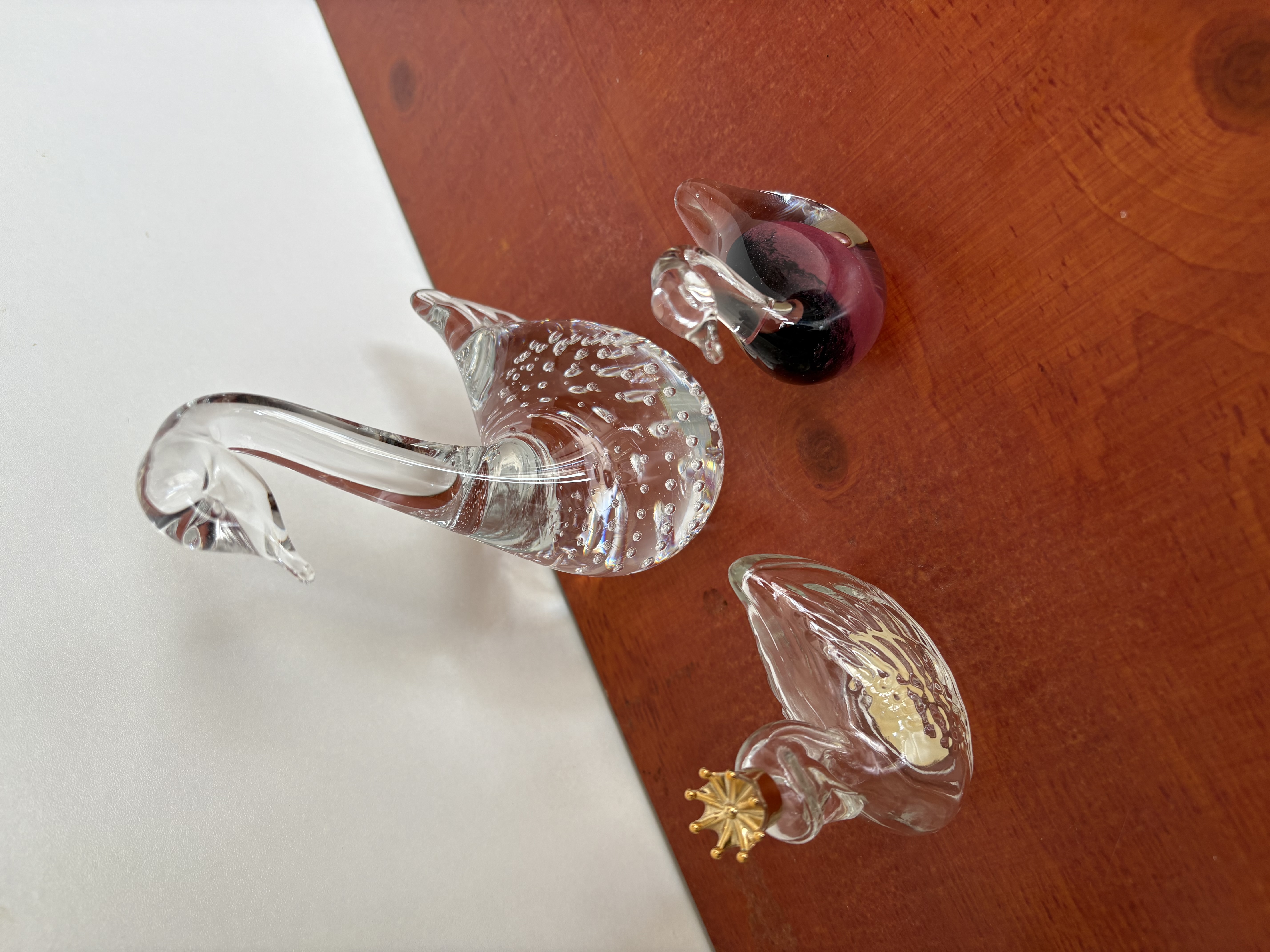 Decoratie glazen zwanen – foto 3 – kavel bij GSD Auctions, Zoeterwoude