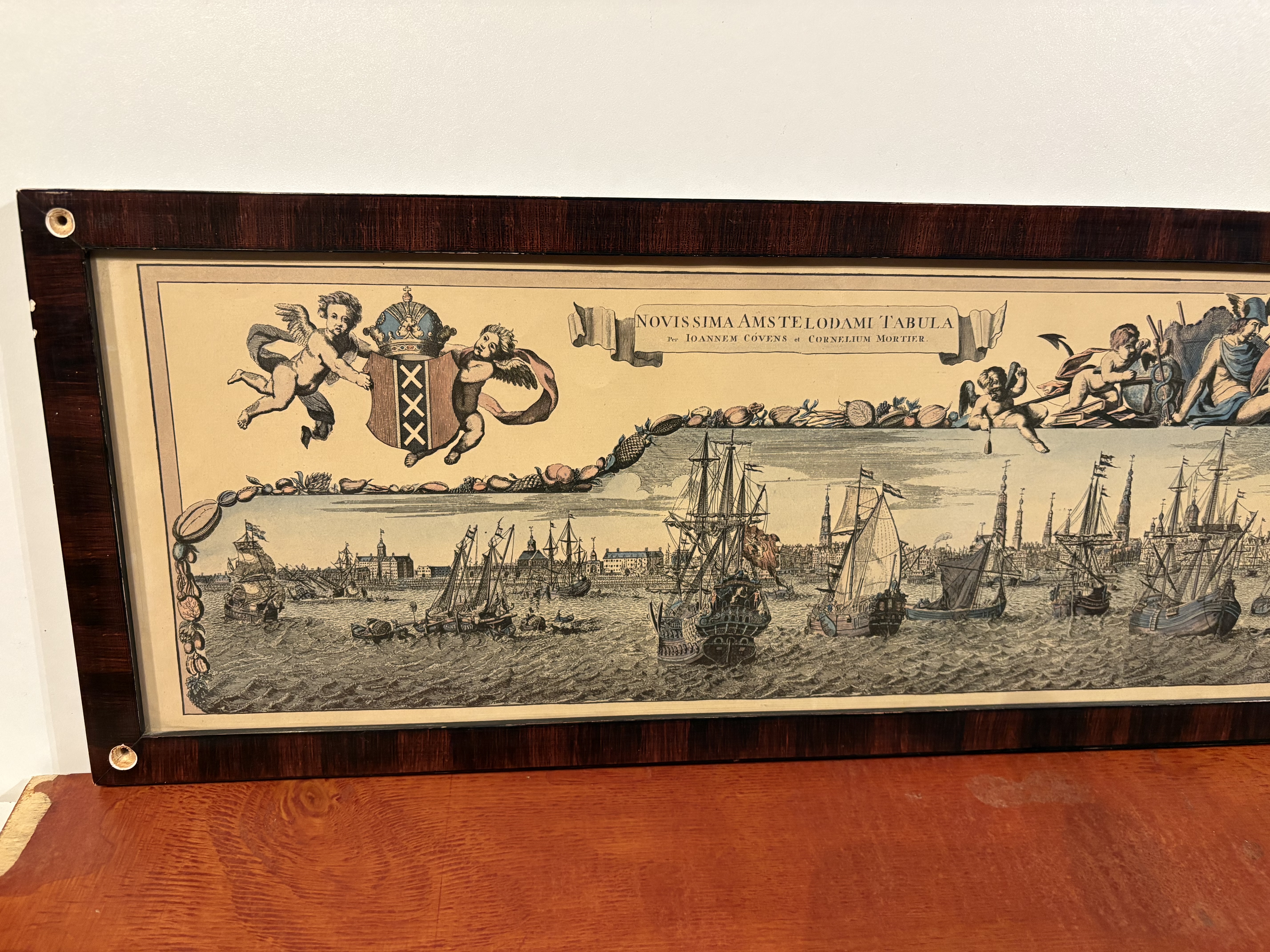 Oude kaart van Amsterdam, 1698 – foto 4 – kavel bij GSD Auctions, Zoeterwoude