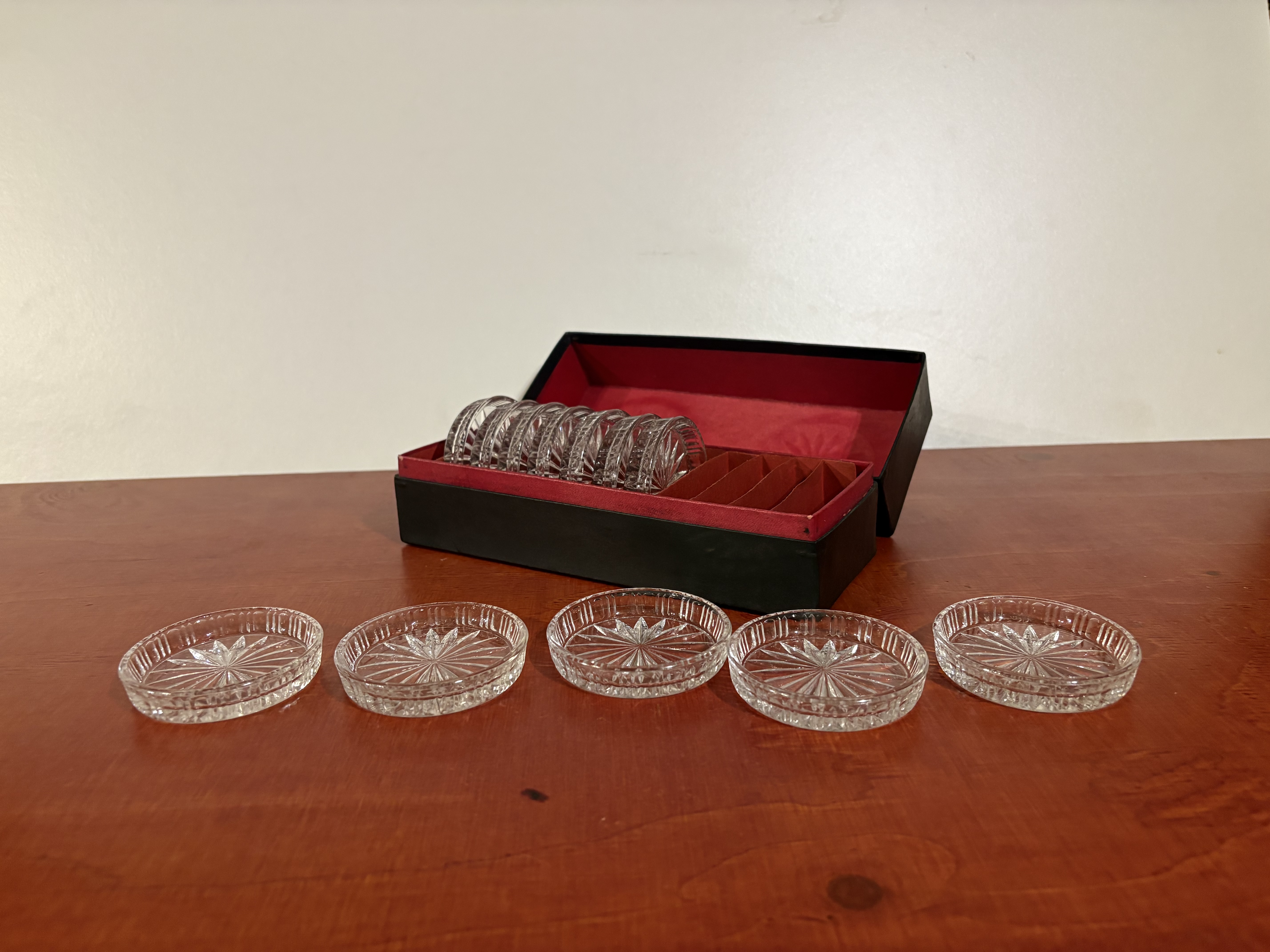 Kristallen onderzetters – foto 3 – kavel bij GSD Auctions, Zoeterwoude