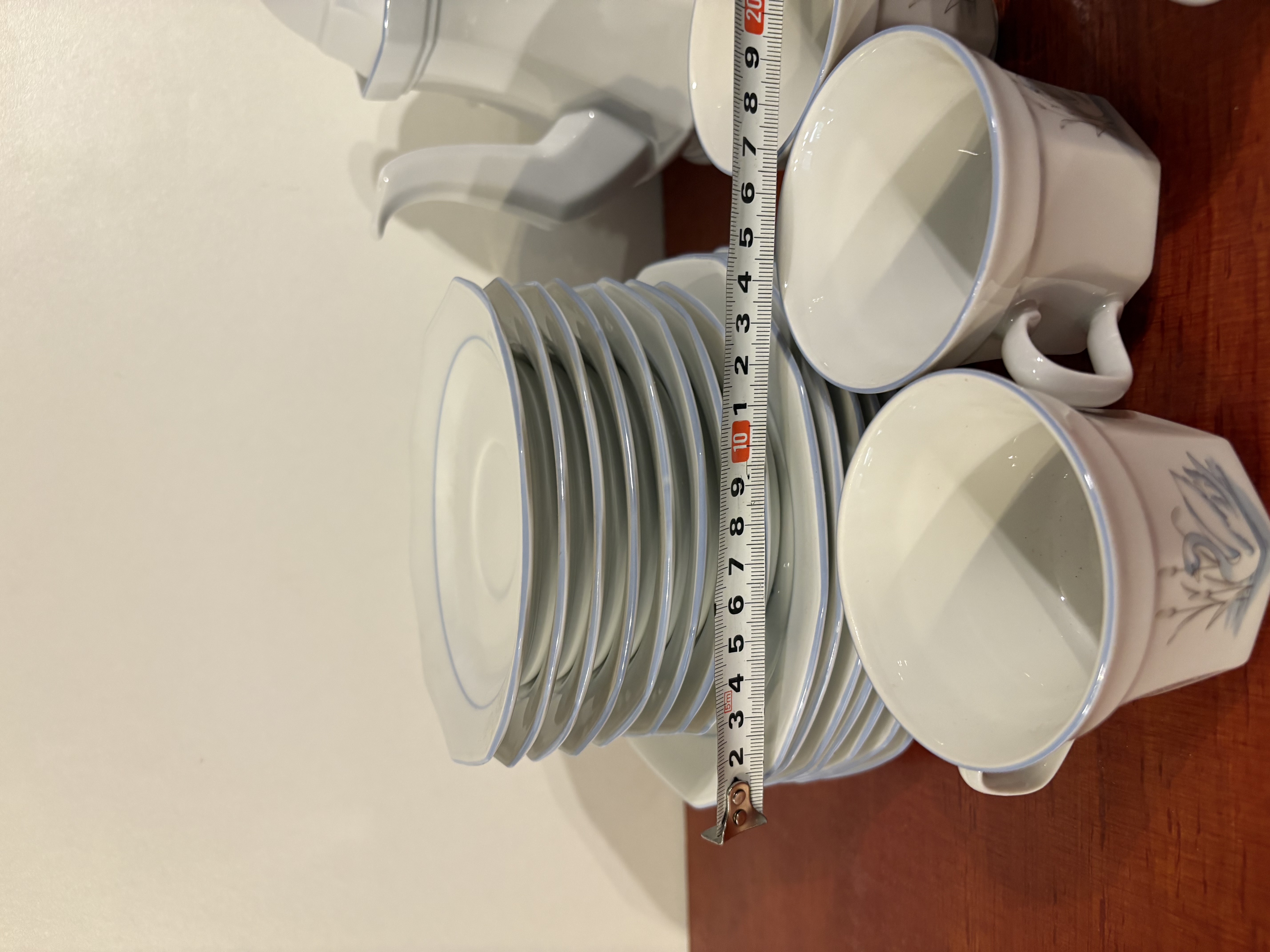 Porseleinen 8 persoons servies Zwan "Bavaria" – foto 6 – kavel bij GSD Auctions, Zoeterwoude