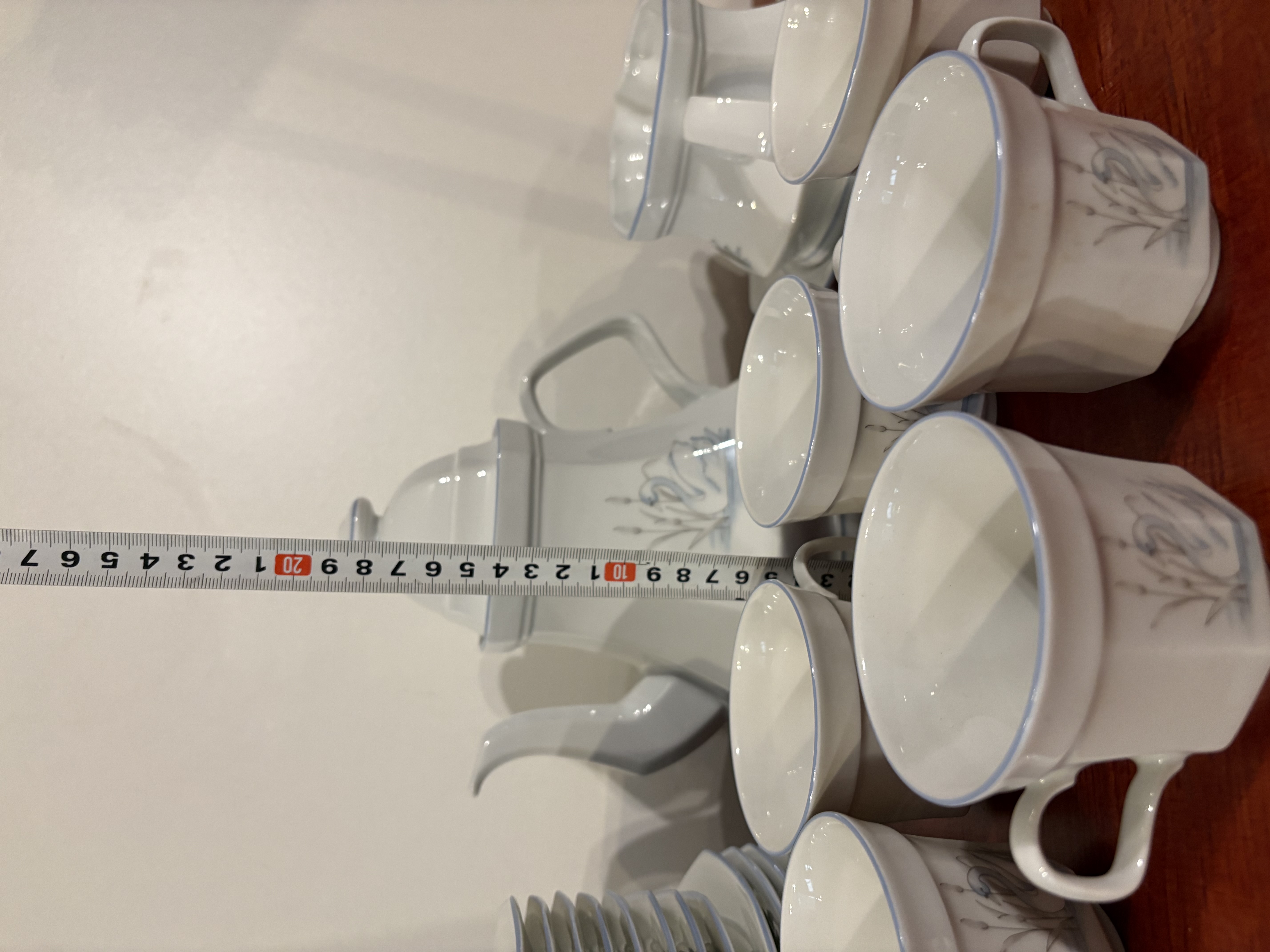Porseleinen 8 persoons servies Zwan "Bavaria" – foto 9 – kavel bij GSD Auctions, Zoeterwoude