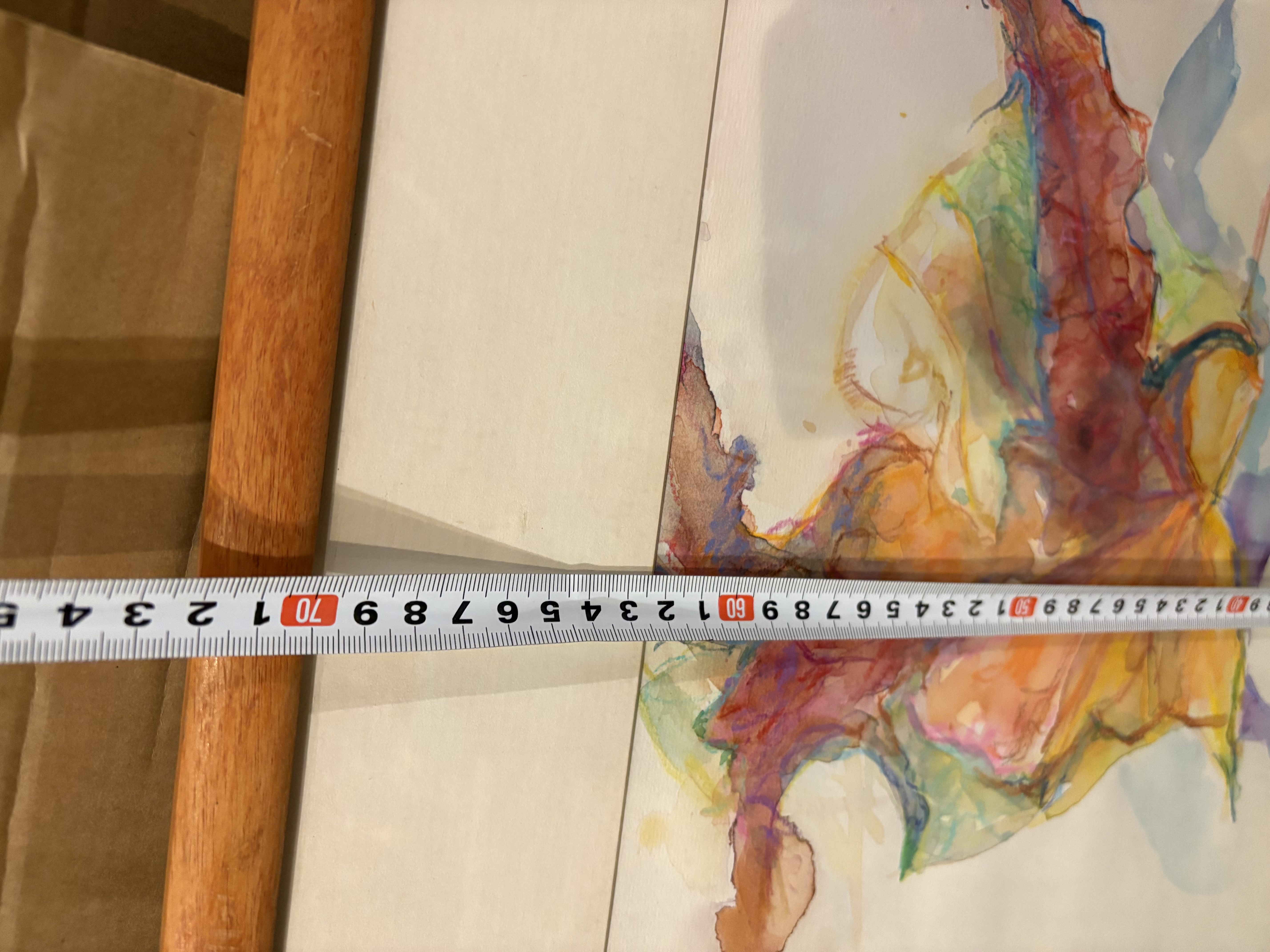 Aquarel schilderij "Een wilde bloem" gesignaleerd – foto 7 – kavel bij GSD Auctions, Zoeterwoude