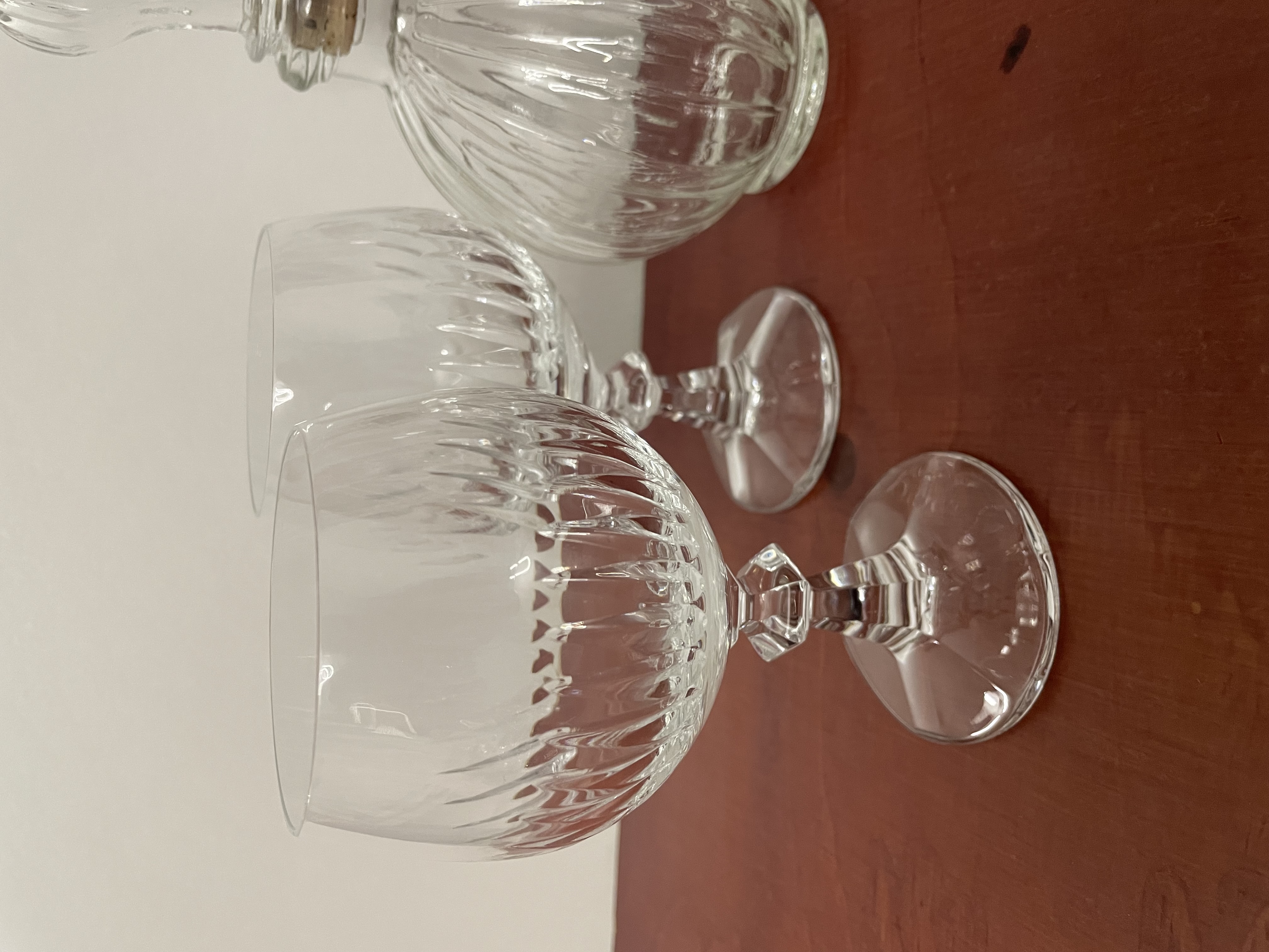 Kristallen bonbonnière en glazen met karaf – foto 5 – kavel bij GSD Auctions, Zoeterwoude
