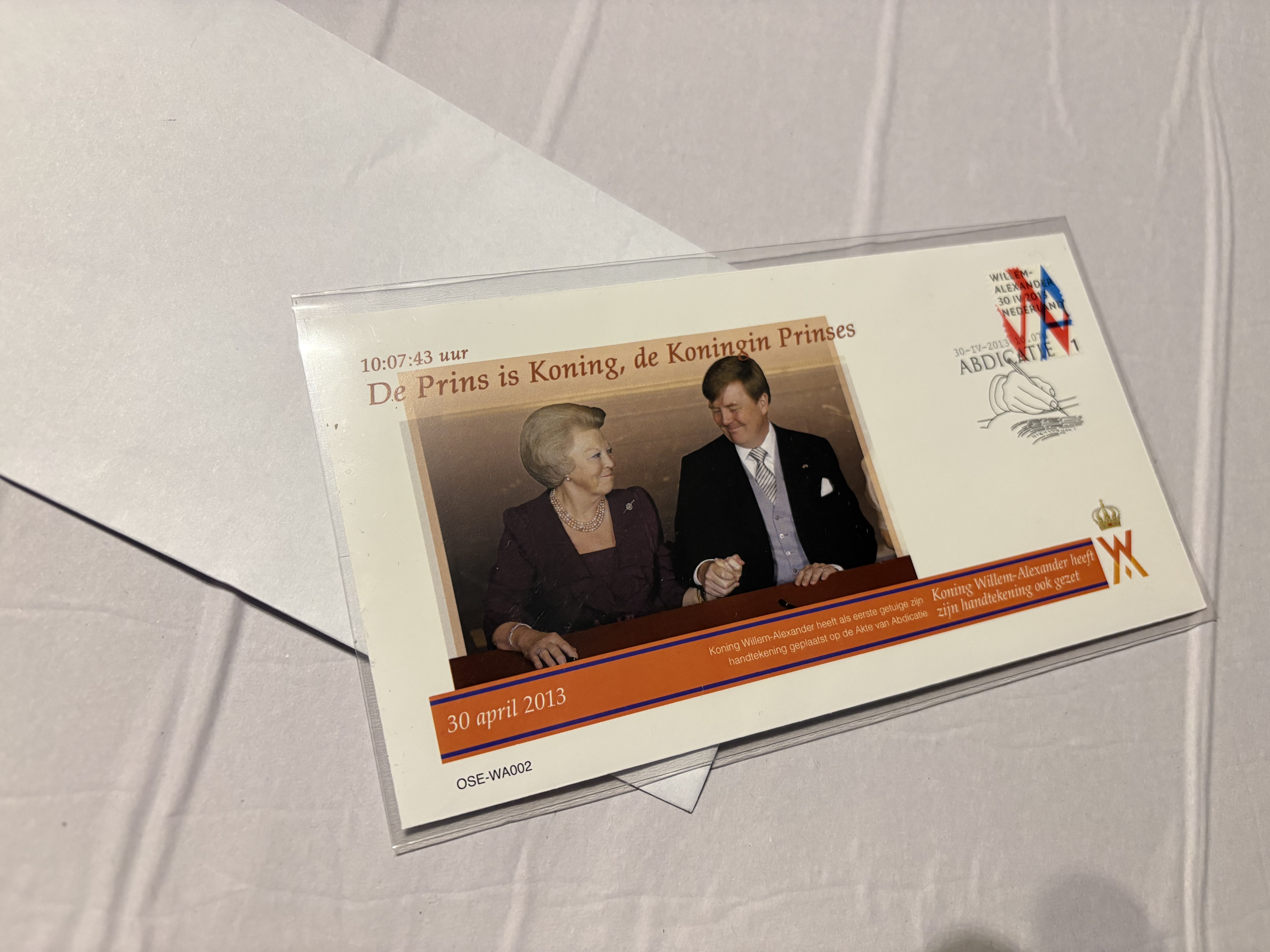 Verzameling 1 t/m 7 "Ons Koningshuis" jubileum envelop – foto 7 – kavel bij GSD Auctions, Zoeterwoude