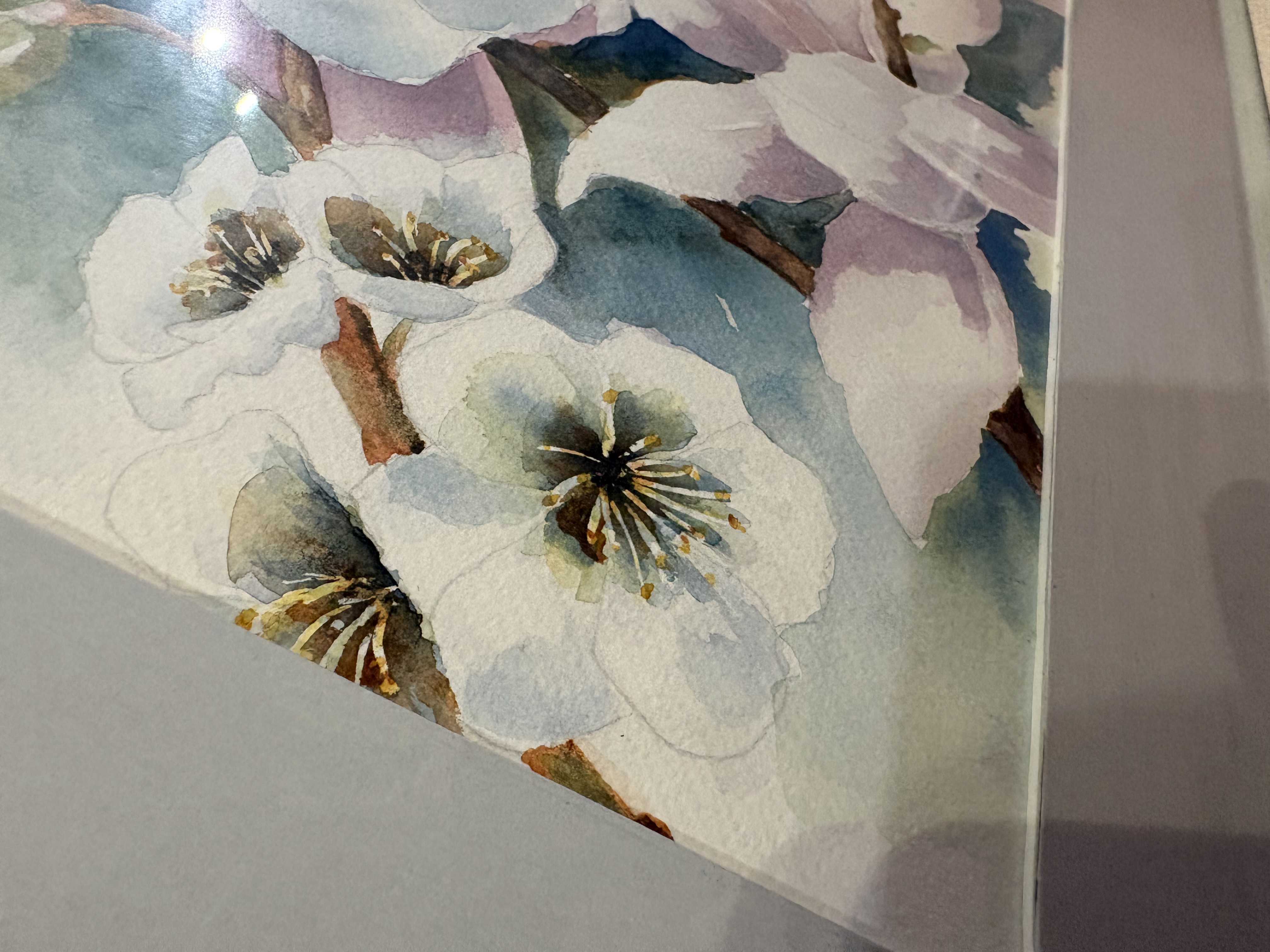 Aquarel Schilderij van Bloemen van 2 kunstenaar – foto 5 – kavel bij GSD Auctions, Zoeterwoude