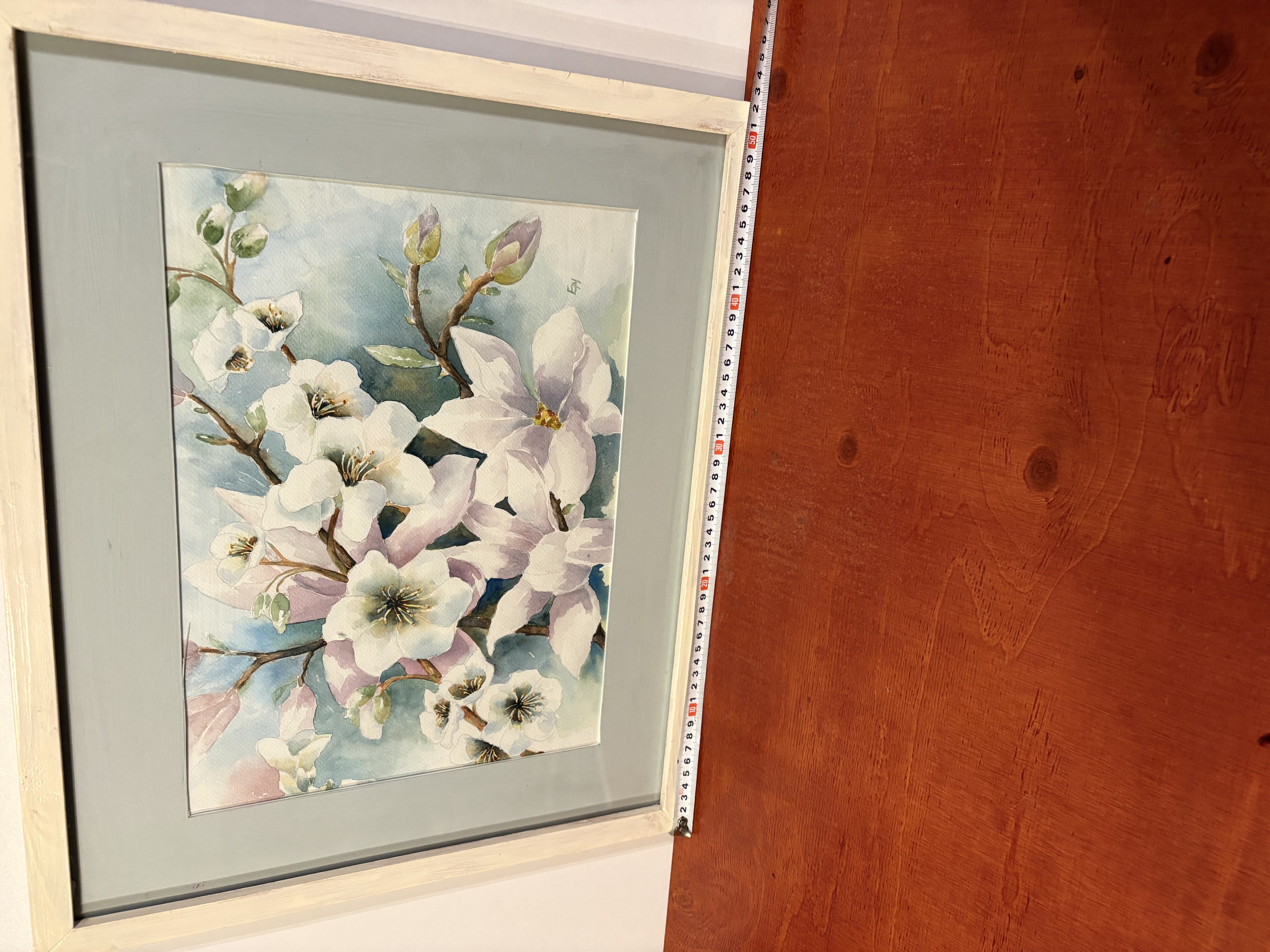 Aquarel Schilderij van Bloemen van 2 kunstenaar – foto 6 – kavel bij GSD Auctions, Zoeterwoude