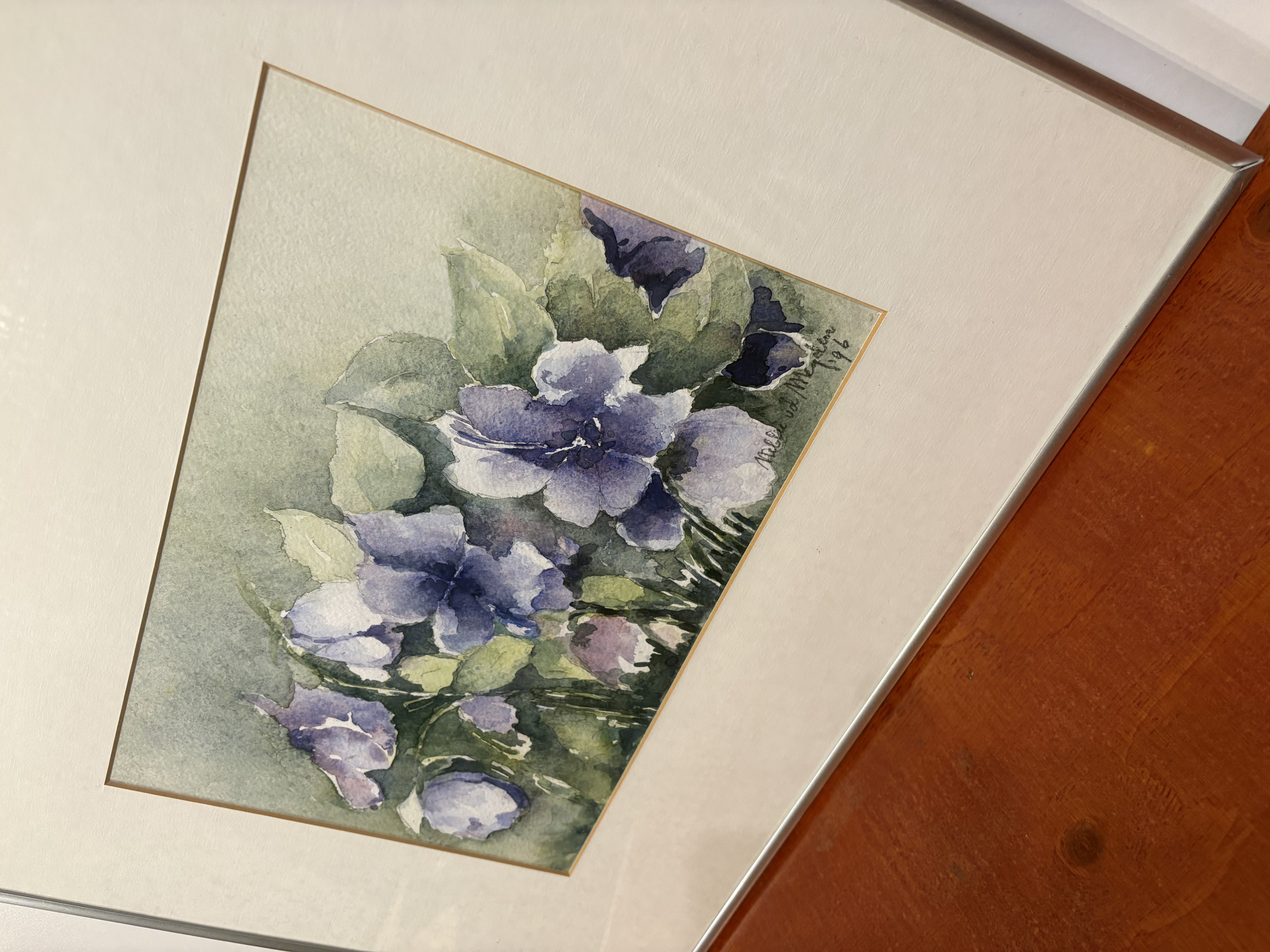 Aquarel Schilderij van Bloemen van 2 kunstenaar – foto 10 – kavel bij GSD Auctions, Zoeterwoude