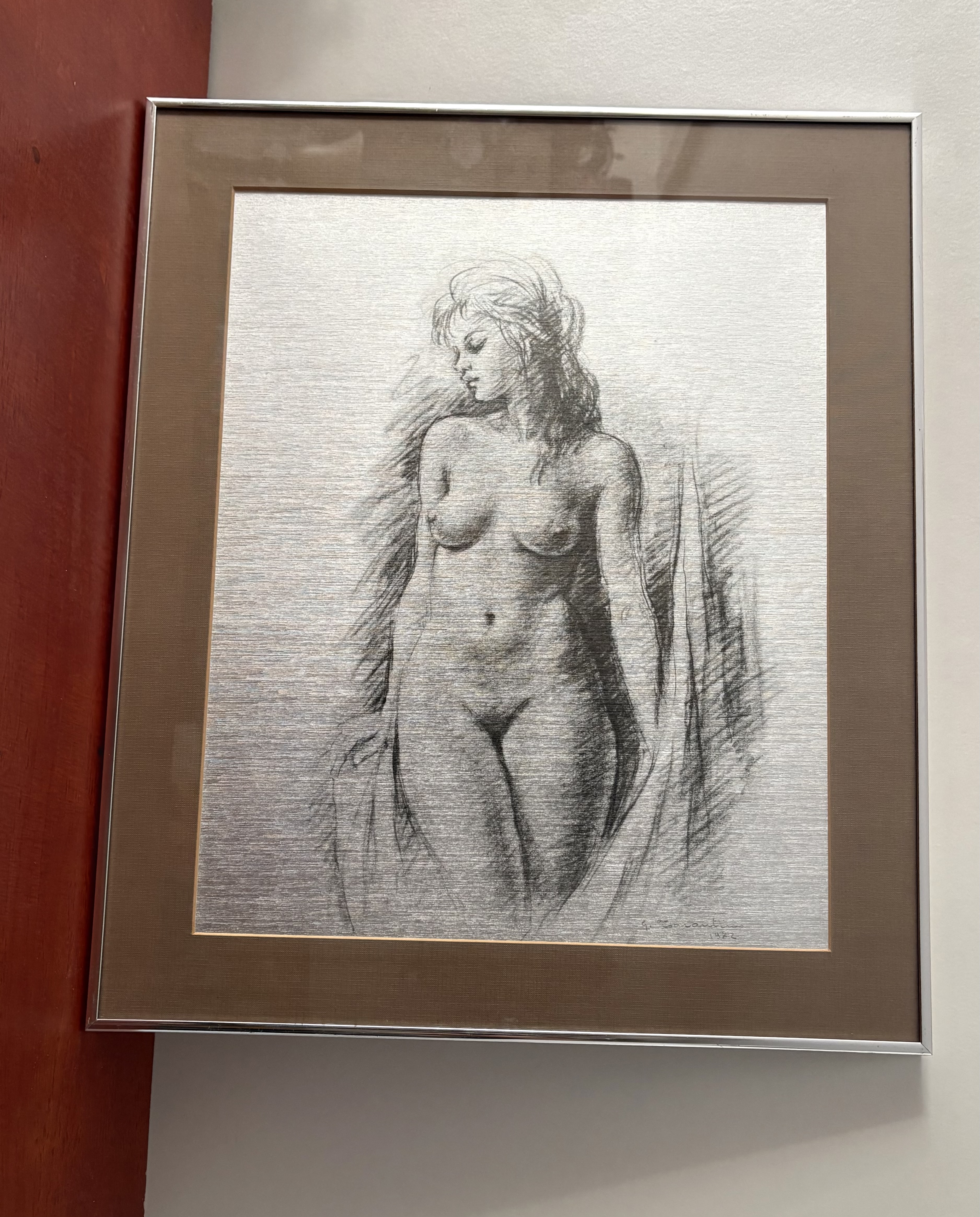 Schilderij van een naakte jonge vrouw G.Tarantino 1972 – foto 3 – kavel bij GSD Auctions, Zoeterwoude