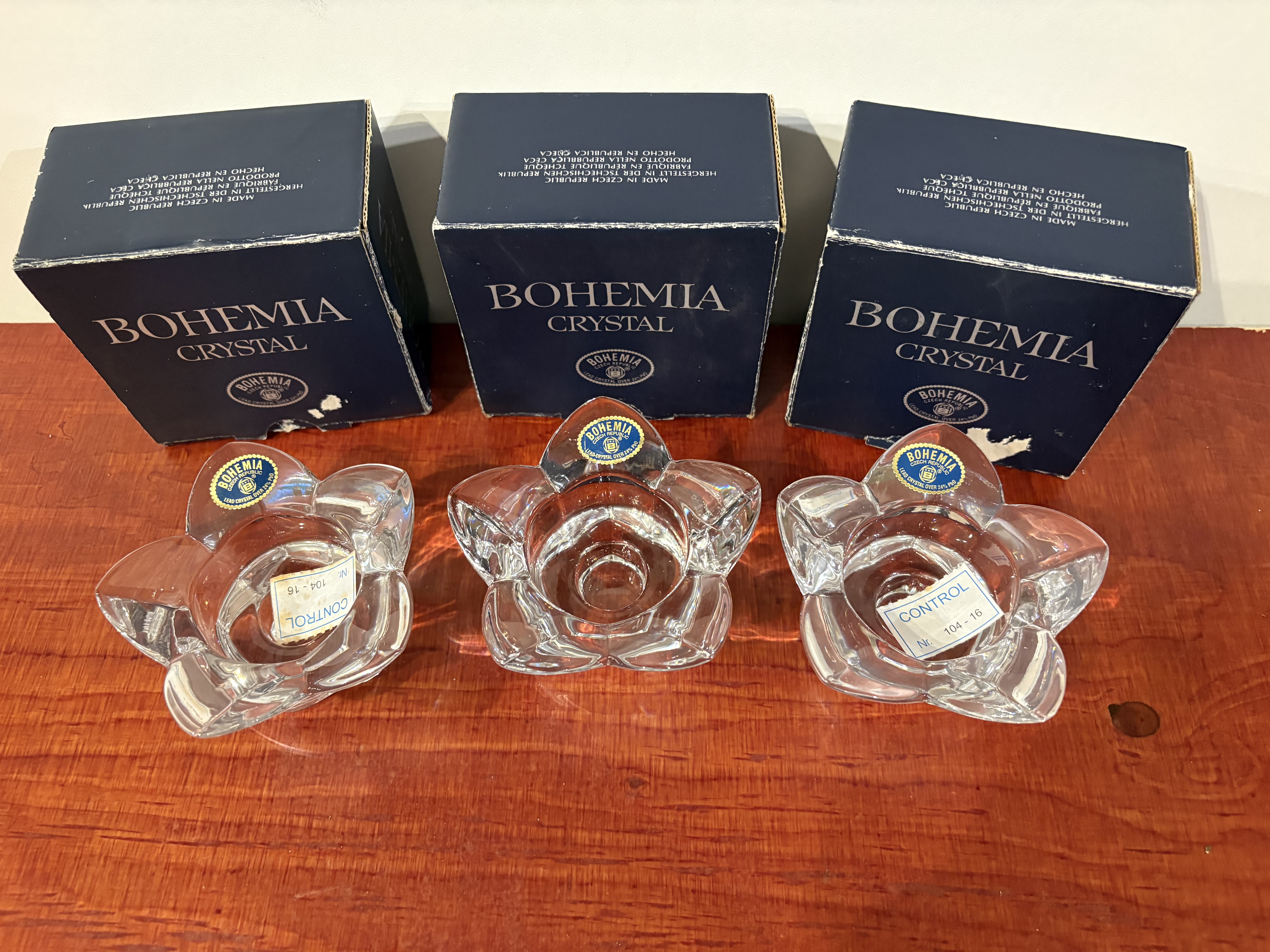 Theelicht houder kristallen #Bohemia# – foto 4 – kavel bij GSD Auctions, Zoeterwoude
