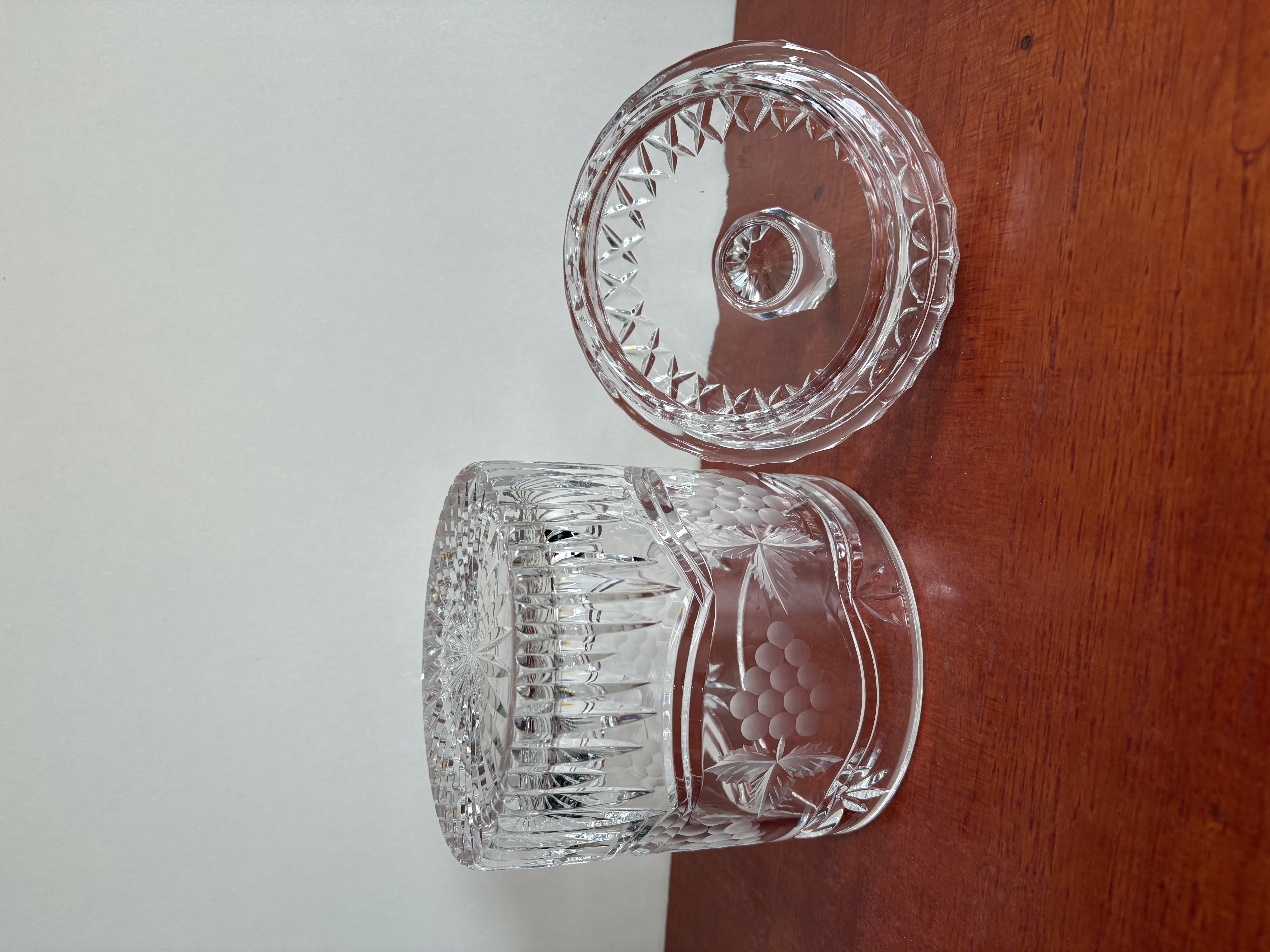 Kristallen koektrommel of "biscuit jar" – foto 7 – kavel bij GSD Auctions, Zoeterwoude