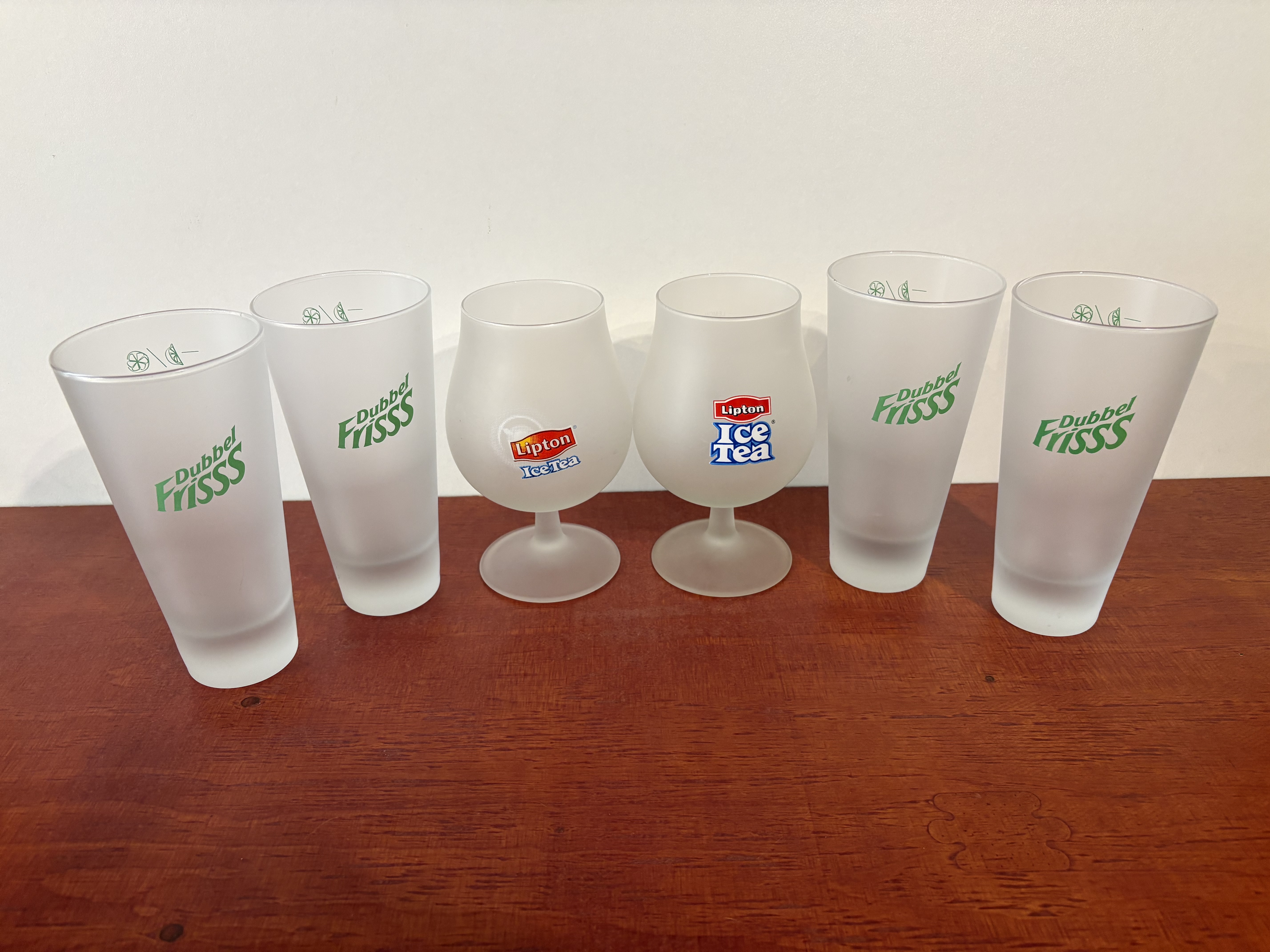 6 glazen ijsthee – foto 2 – kavel bij GSD Auctions, Zoeterwoude