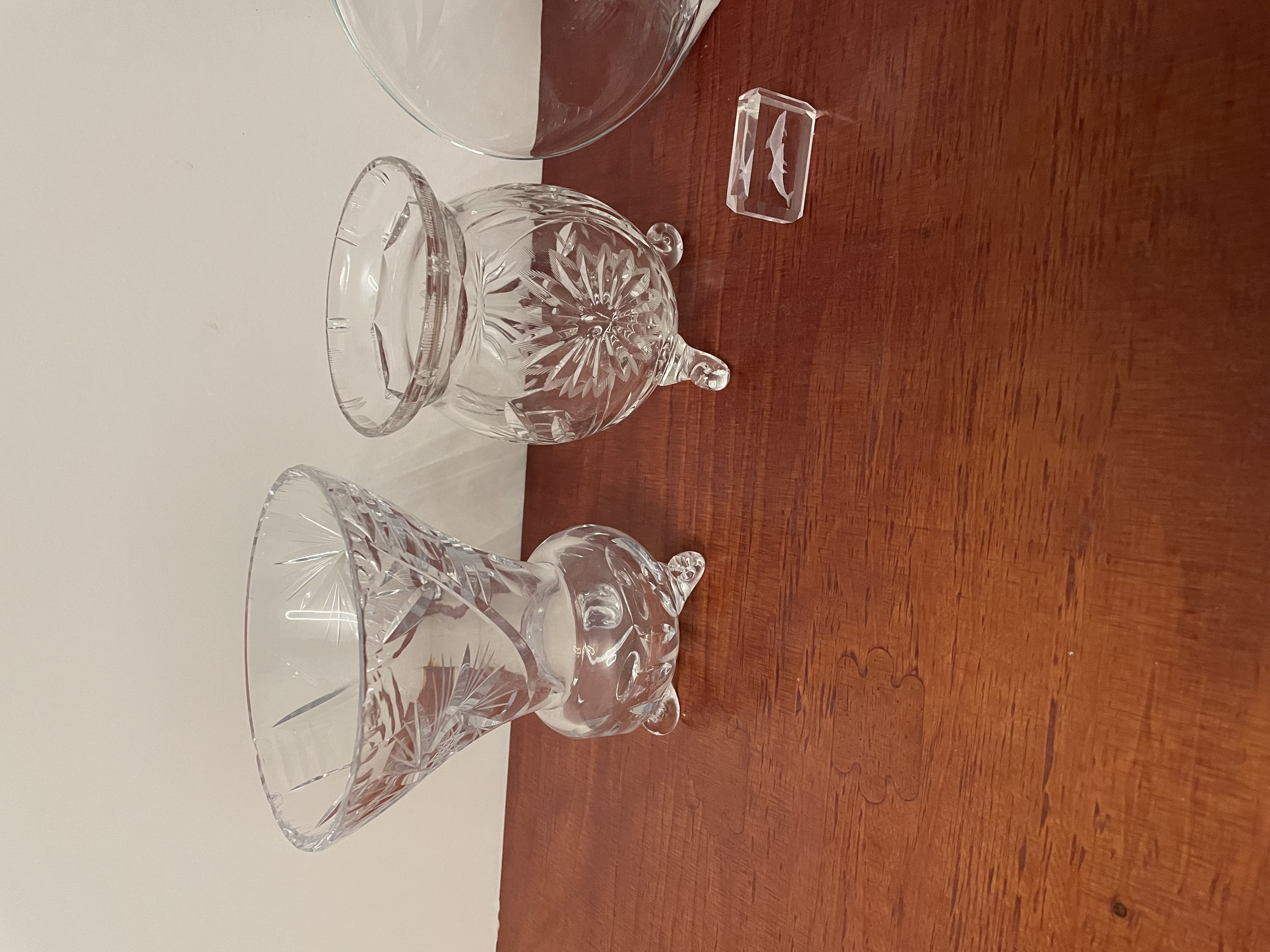 Verschillende kristallen vazen (***1) – foto 3 – kavel bij GSD Auctions, Zoeterwoude