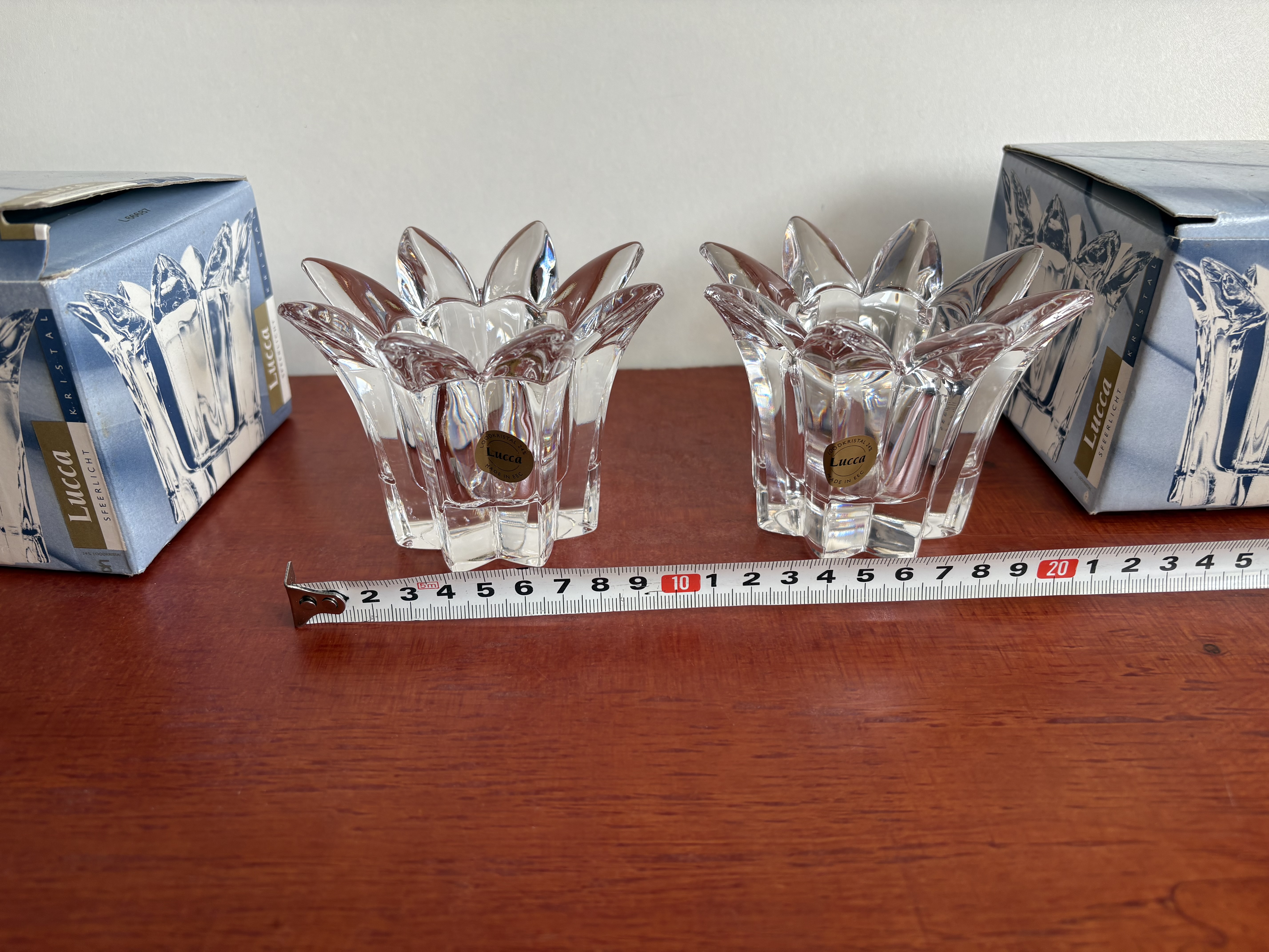 Kristallen sfeerlicht/waxinelichthouder "Lucca" – foto 3 – kavel bij GSD Auctions, Zoeterwoude
