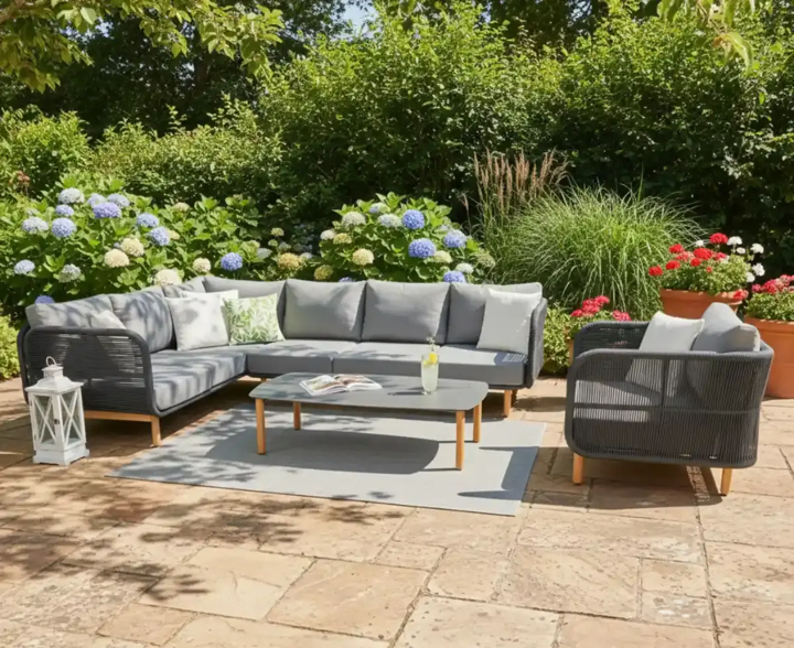 HUG loungeset Charcoal 310*220*90*h75cm – foto 2 – kavel bij GSD Auctions, Zoeterwoude