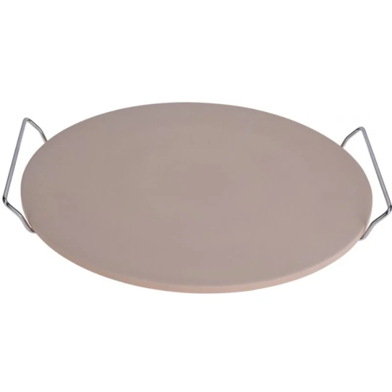 Excellent Houseware Pizza baksteen 33cm met houder metaal – foto 2 – kavel bij GSD Auctions, Zoeterwoude