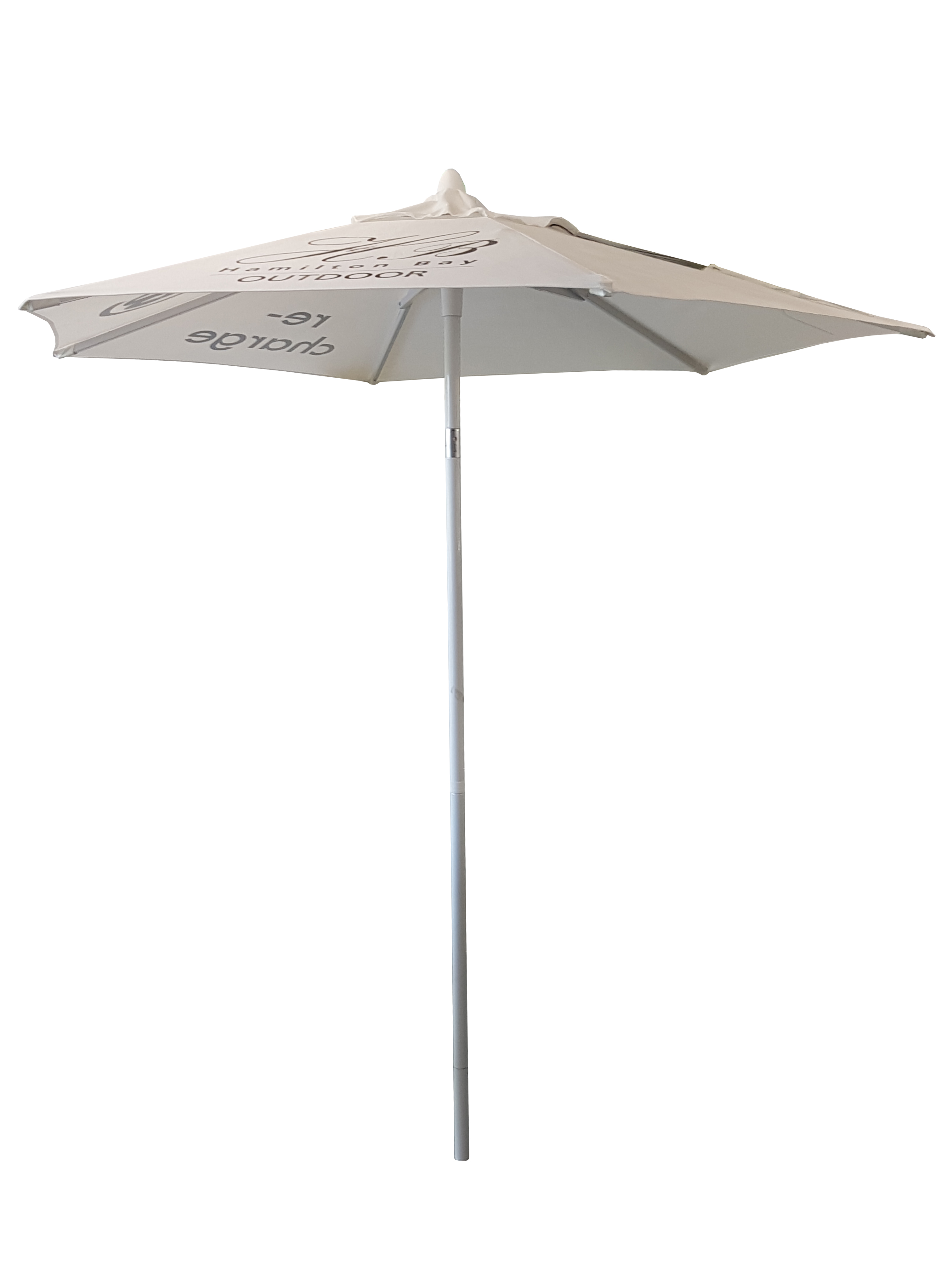 Poster push-up parasol 210cm rond Wit - NIEUW – foto 2 – kavel bij GSD Auctions, Zoeterwoude