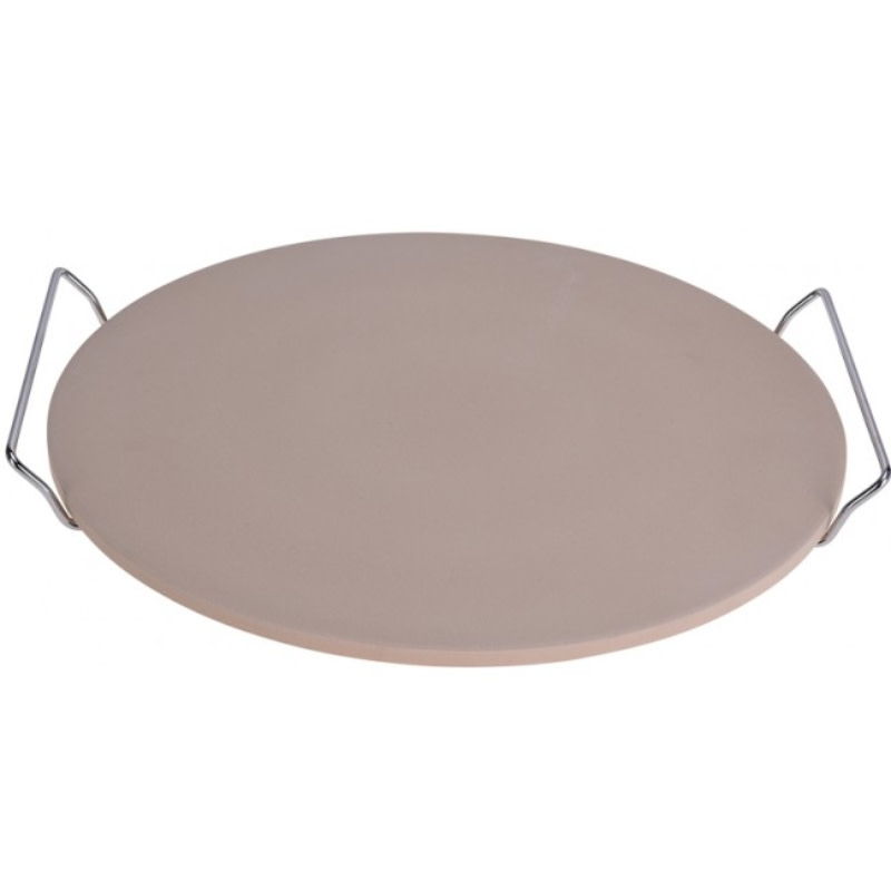 Excellent Houseware Pizza baksteen 33cm met houder metaal – foto 3 – kavel bij GSD Auctions, Zoeterwoude