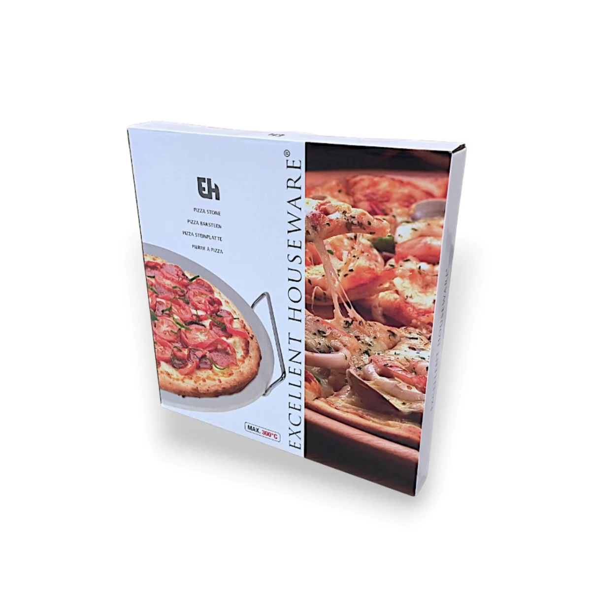 Set van 8x Excellent Houseware Pizza baksteen 33cm – foto 2 – kavel bij GSD Auctions, Zoeterwoude