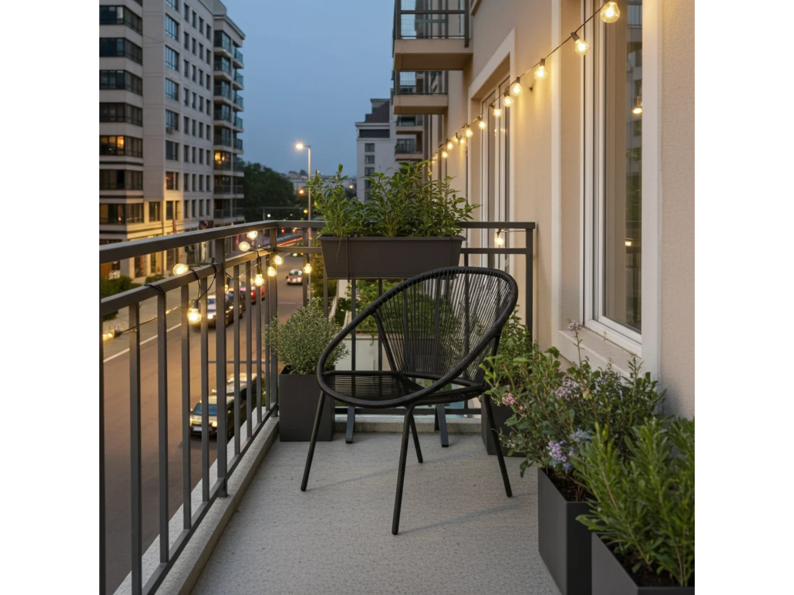 Ambiance lounge tuinstoel draad zwart set van 4 – foto 2 – kavel bij GSD Auctions, Zoeterwoude