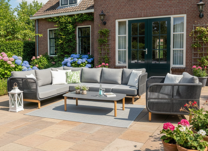HUG loungeset Charcoal 310*220*90*h75cm – foto 2 – kavel bij GSD Auctions, Zoeterwoude
