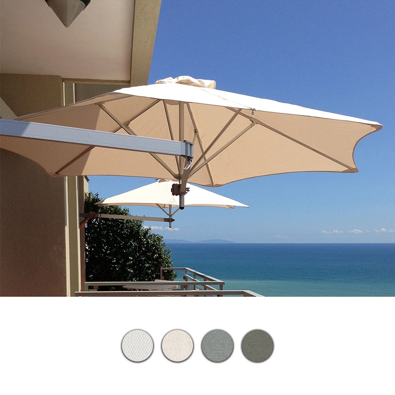 Umbrosa Paraflex muurparasol kleur classico roma naturel 270cm rond (excl. arm) Nieuw – foto 2 – kavel bij GSD Auctions, Zoeterwoude