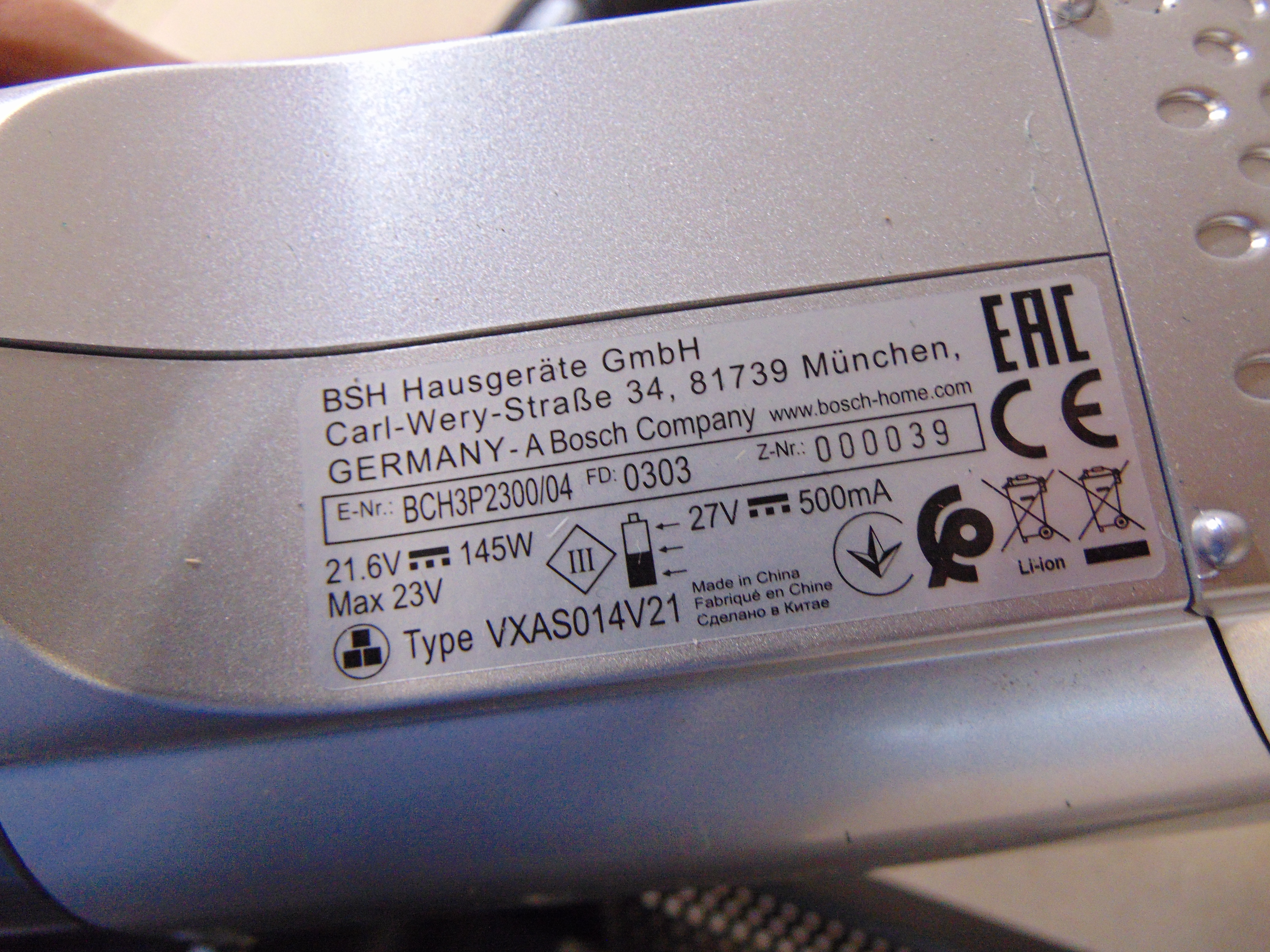 Bosch BCH3P2300 Flexxo Serie 4 steelstofzuiger – foto 4 – kavel bij GSD Auctions, Zoeterwoude