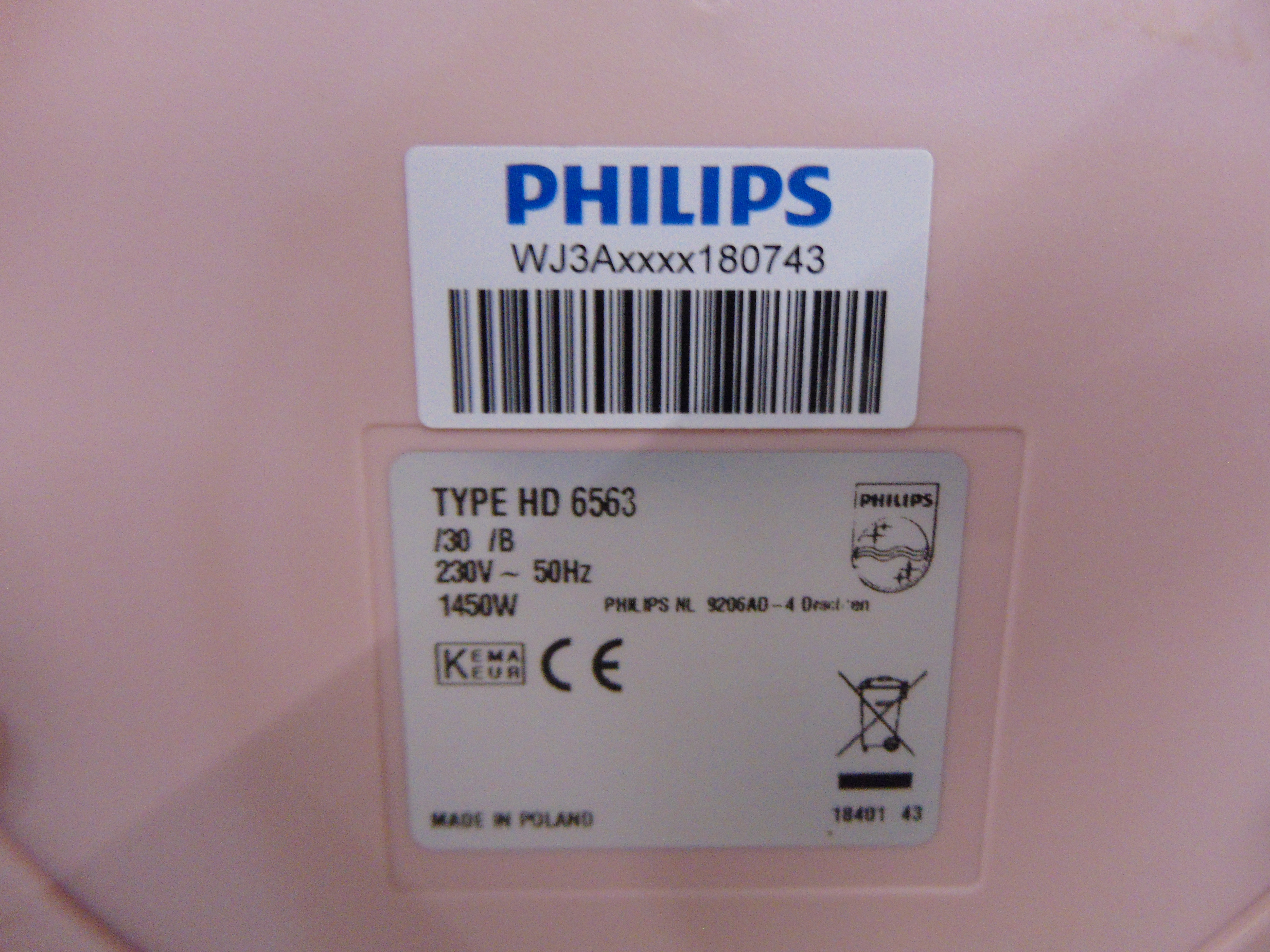 Philips Senseo Viva Café HD6563/30 Roze Koffiemachine – foto 4 – kavel bij GSD Auctions, Zoeterwoude