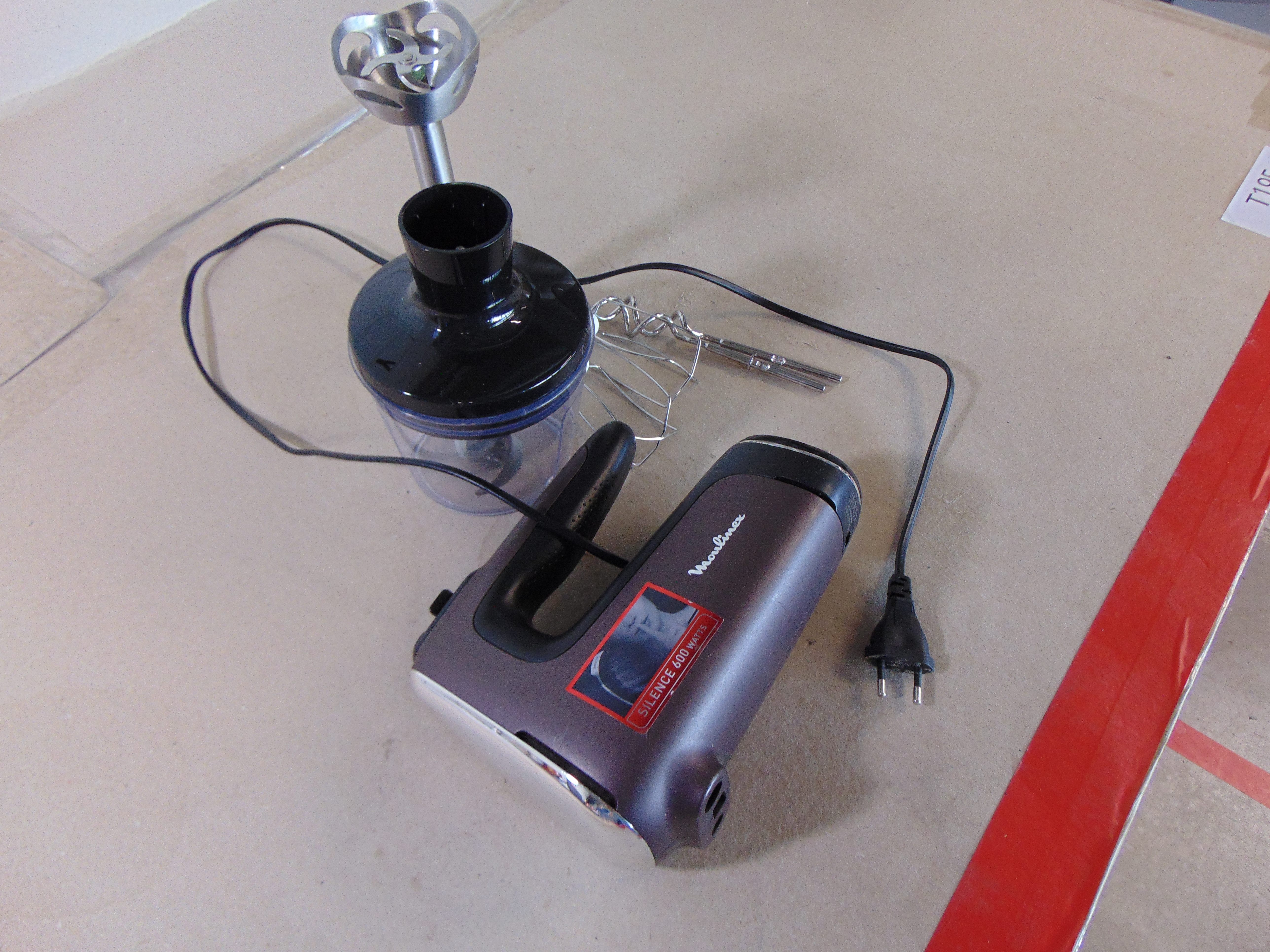 Moulinex Powermix Silence HM653910 600W Handmixer – foto 2 – kavel bij GSD Auctions, Zoeterwoude